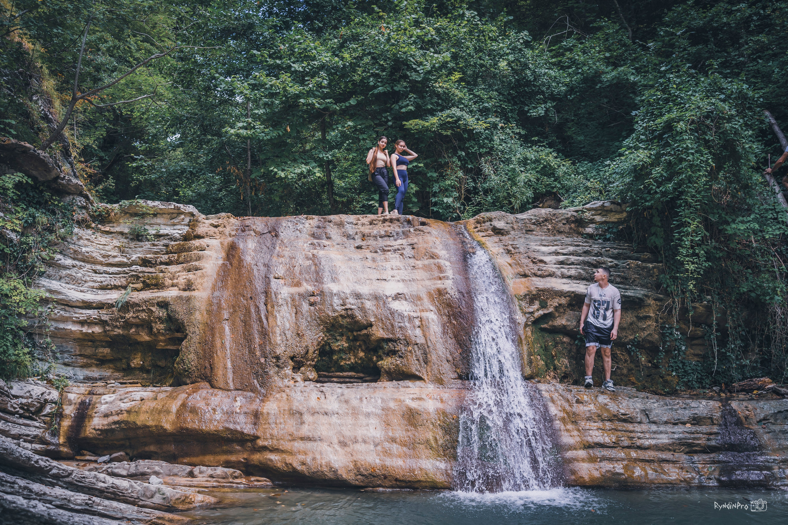 Поход на водопады Куаго с командой Мадьяр 23.07.24. Репортажный фотограф в Краснодаре Рындин Дмитрий