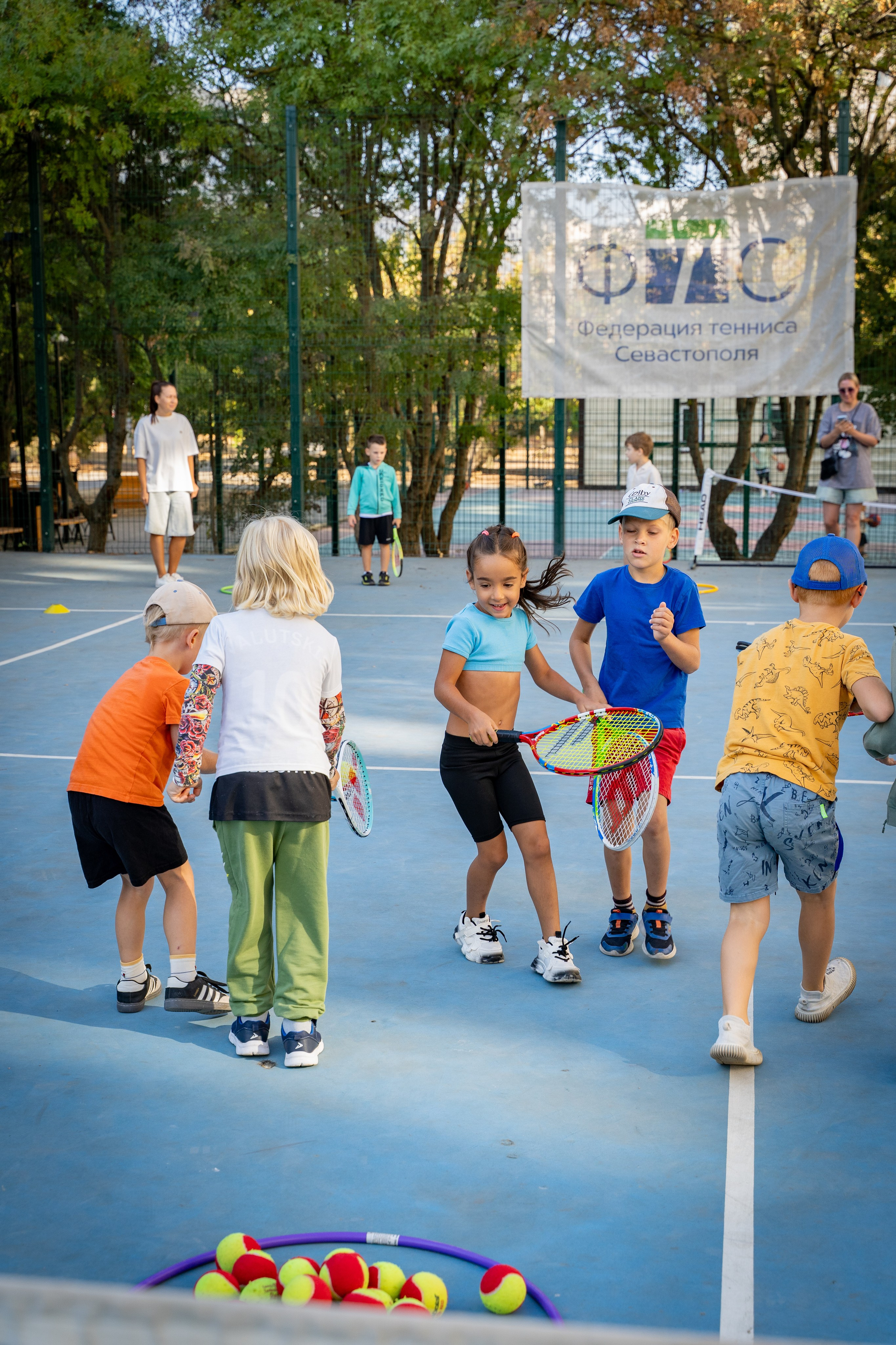 Федерация тенниса Севастополь. Малыши. Анастасия Дунаева. Фотограф в Севастополе