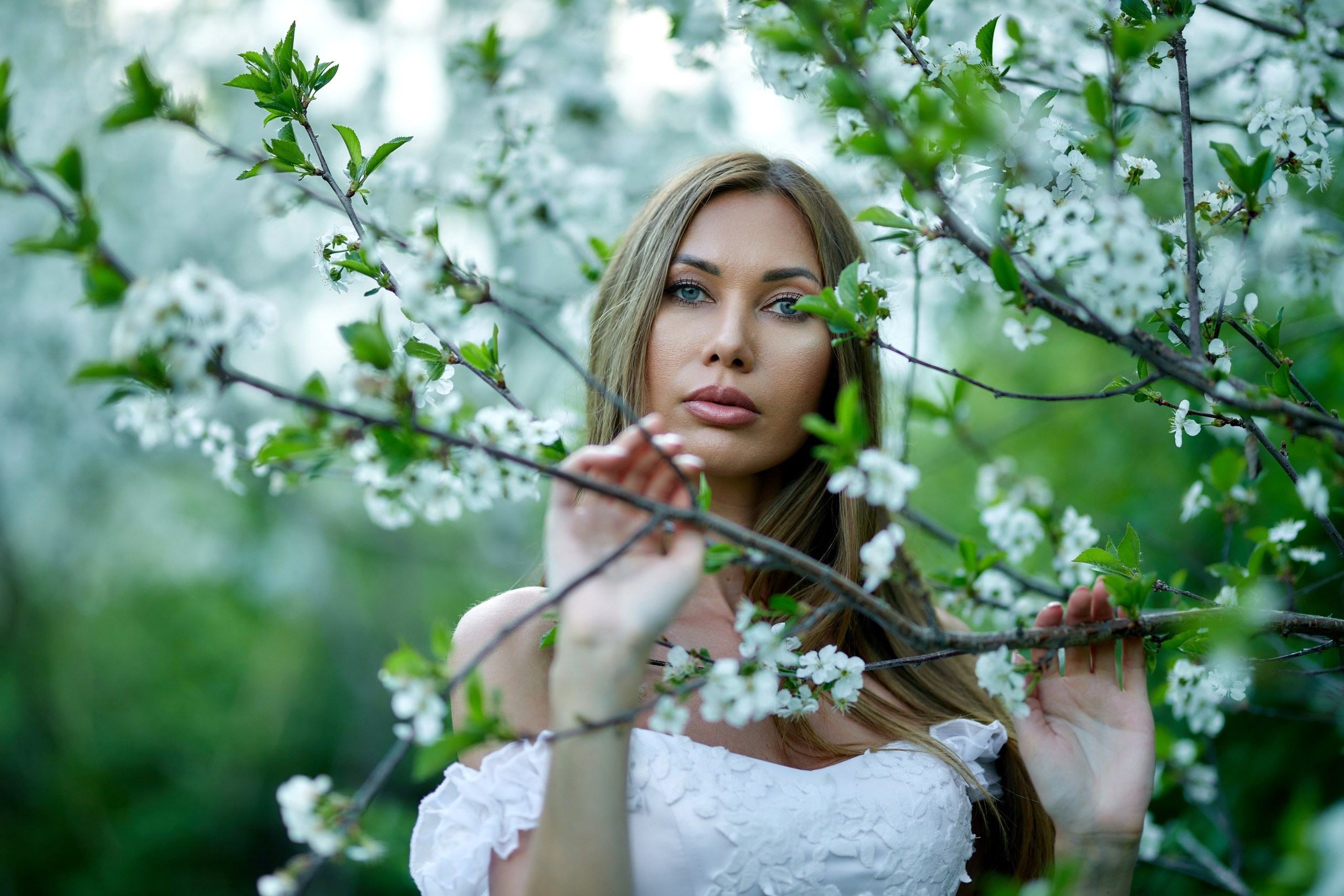 Фотосессия в цветущем саду Чебоксары Чувашия