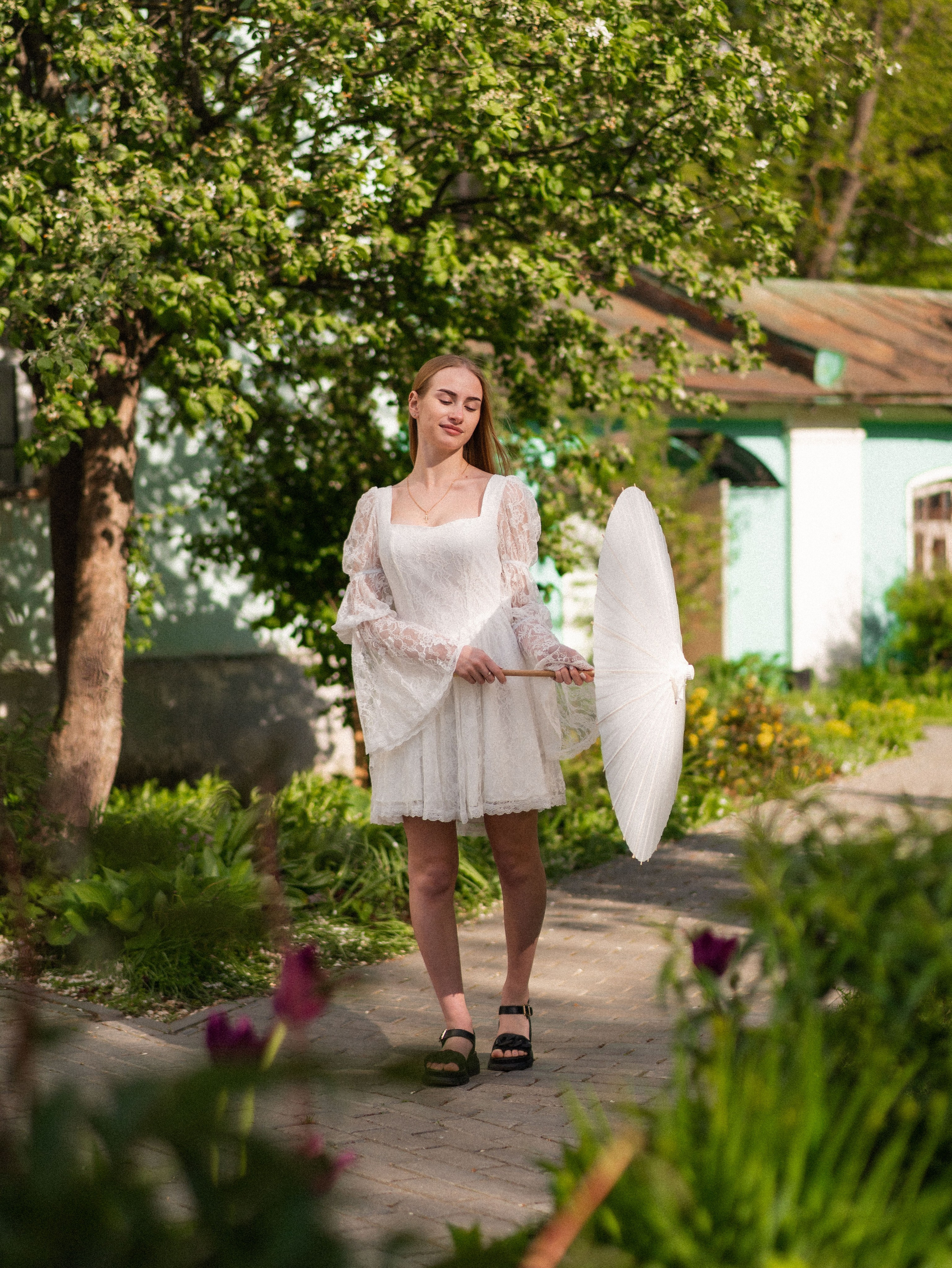 Ксения — фотосессия в весеннем стиле. Фотограф Москва