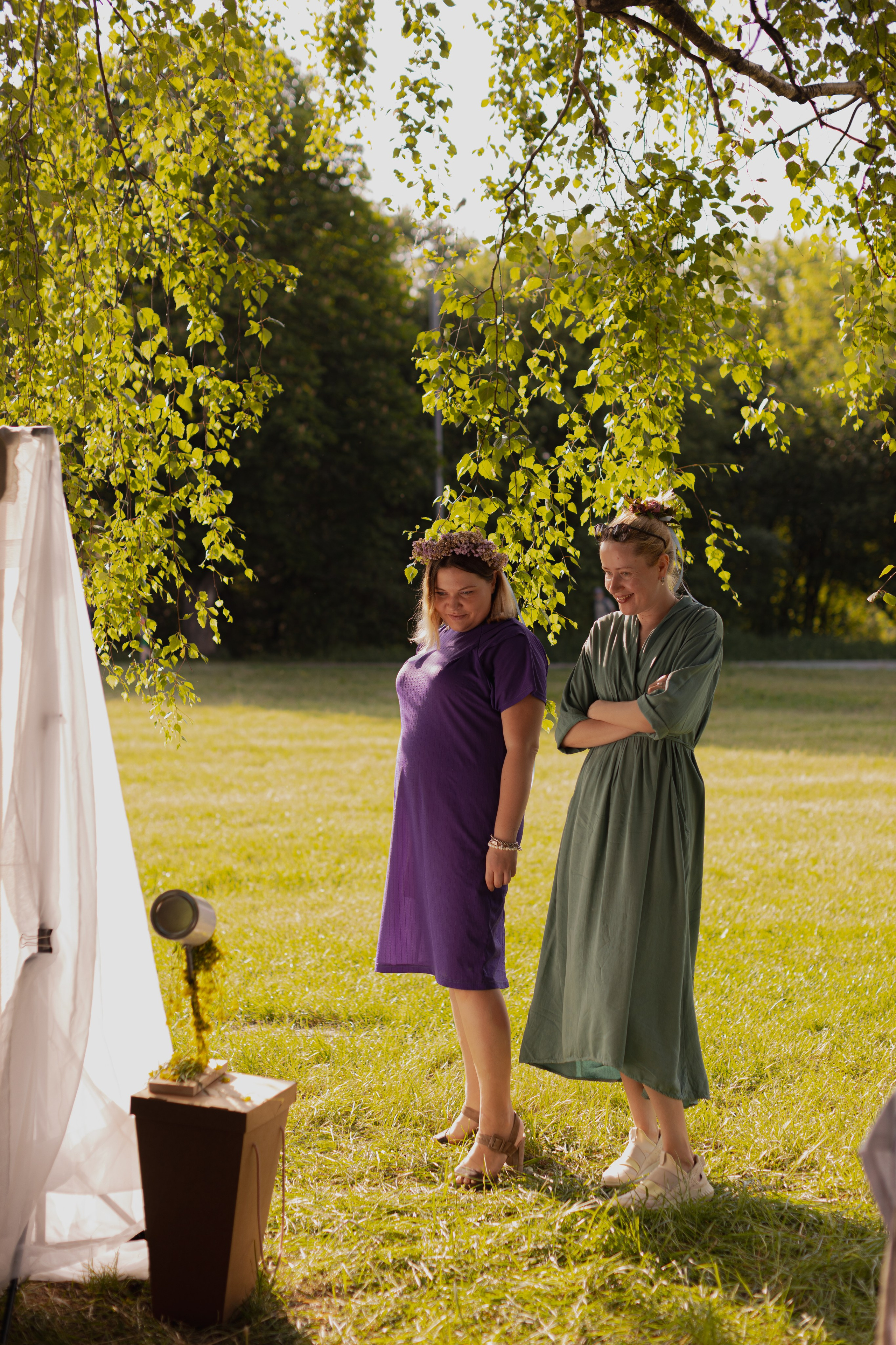 Мк Сирень на зеркале (девичник в парке). Анастасия Ракчеева Художник