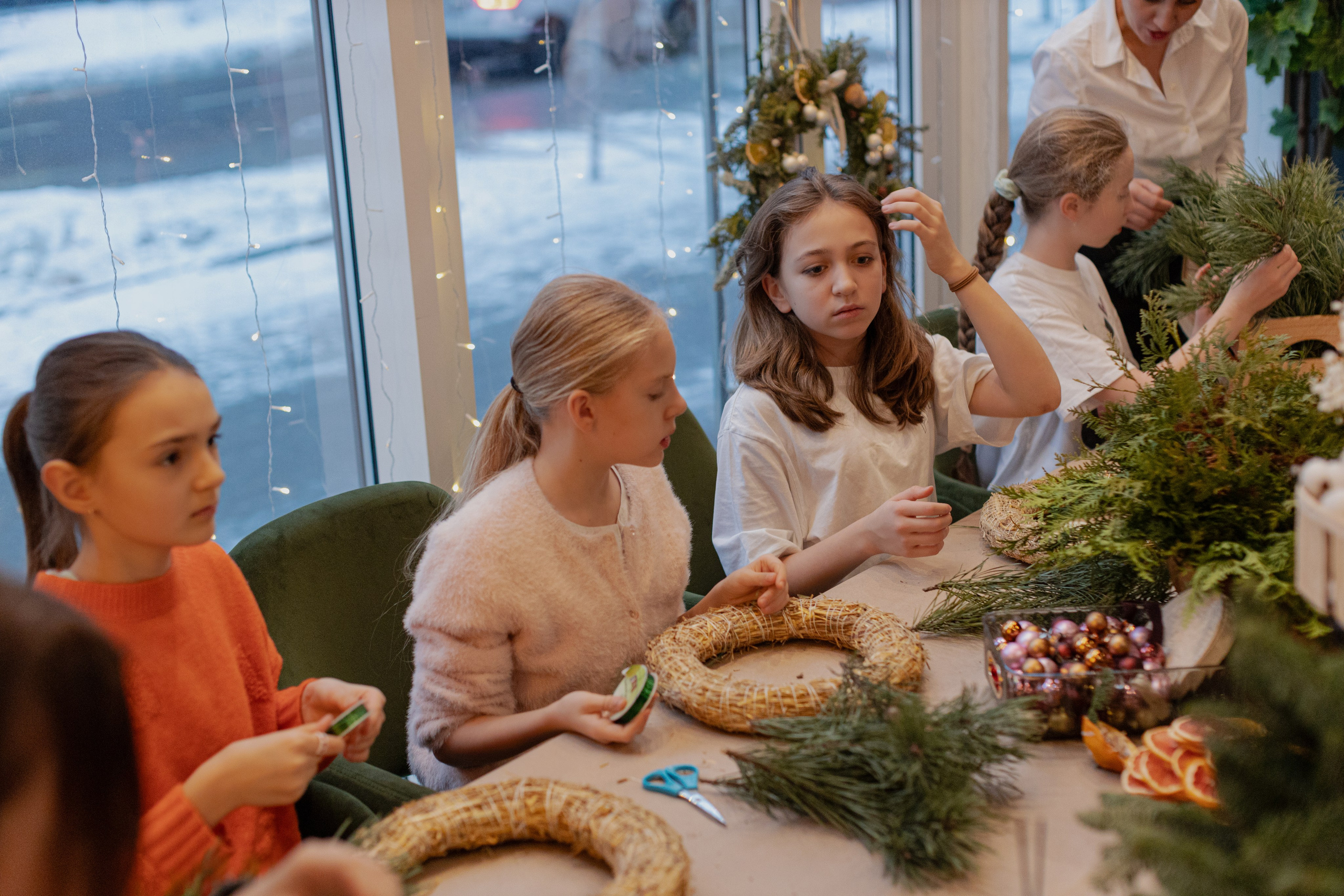 Мк Новогодний Венок. Анастасия Ракчеева Художник