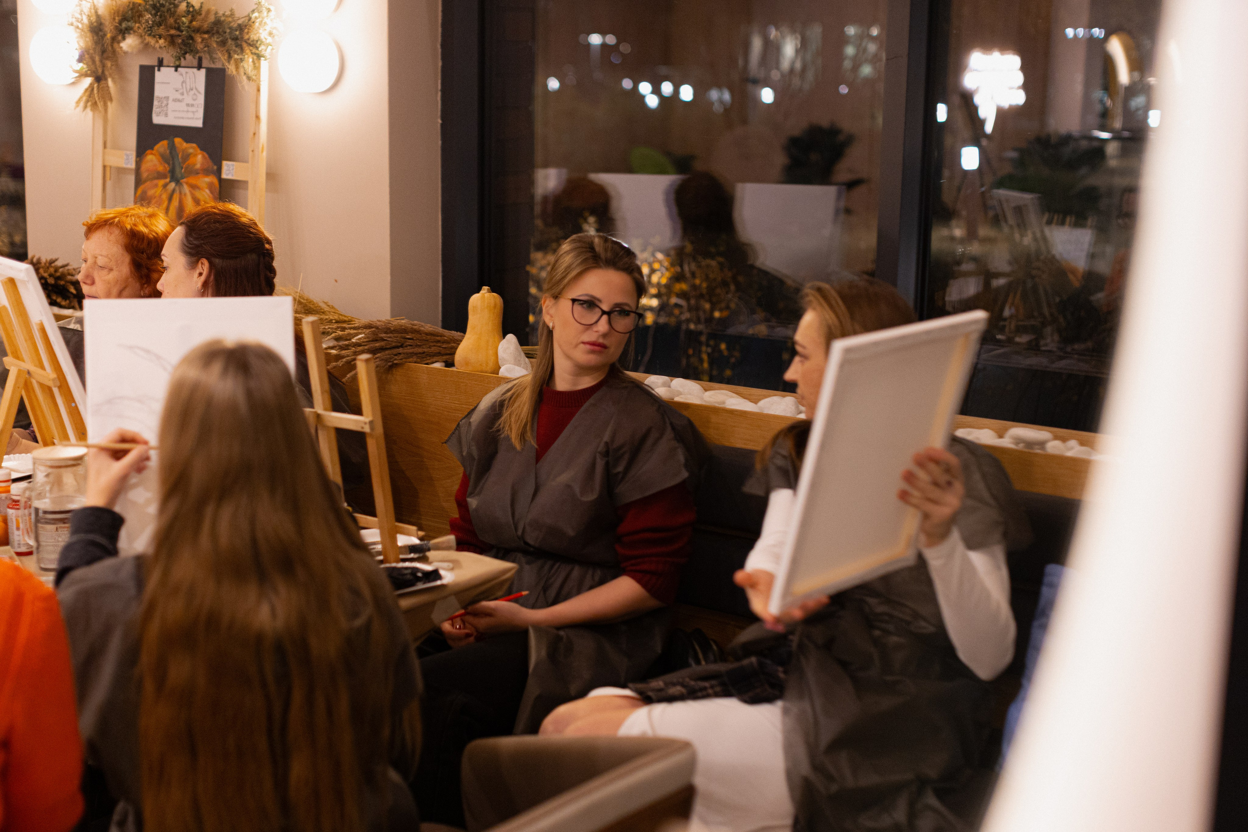 МК Тыква в кафе Здрасте. Анастасия Ракчеева Художник