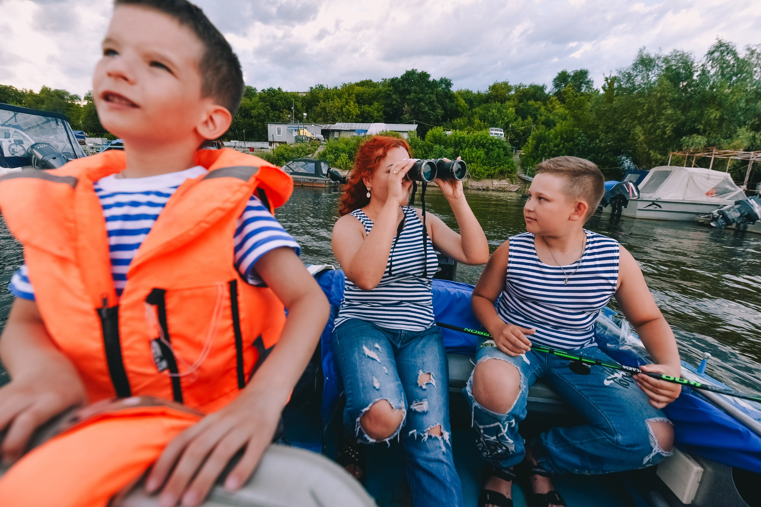 Морячки и морячка (Семья Валентины)