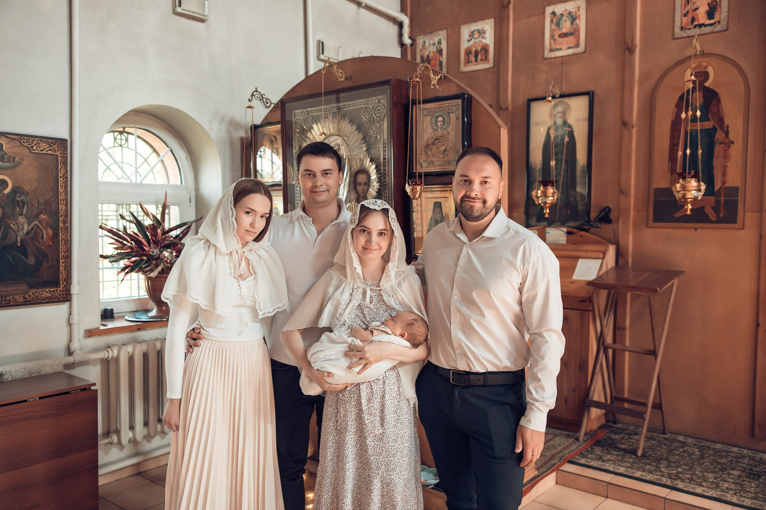 Таинство Крещения Анатолия. Церковь Троицы Живоначальной в Мурмино. Семейный фотограф в Рязани и Рязанской области