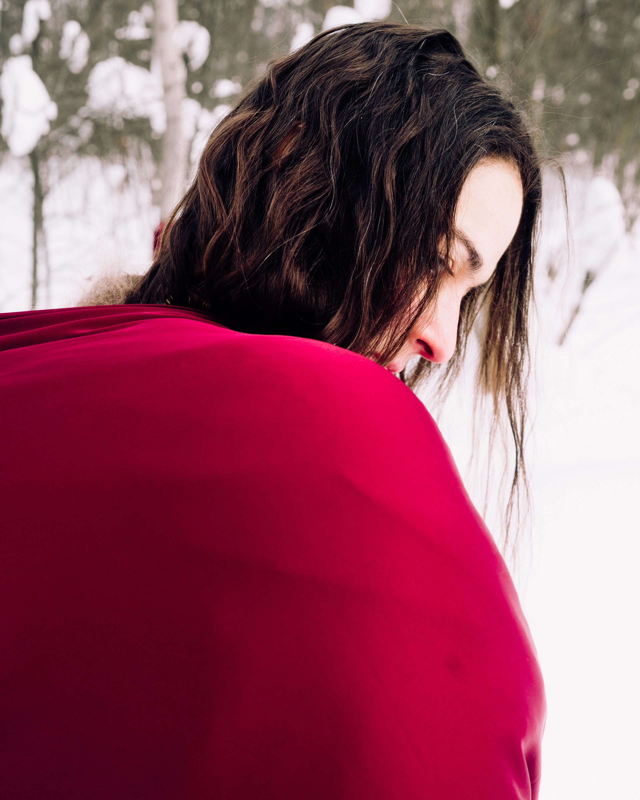 Женская психологическая съёмка в лесу. Фотоведьма Дарья Нечинская