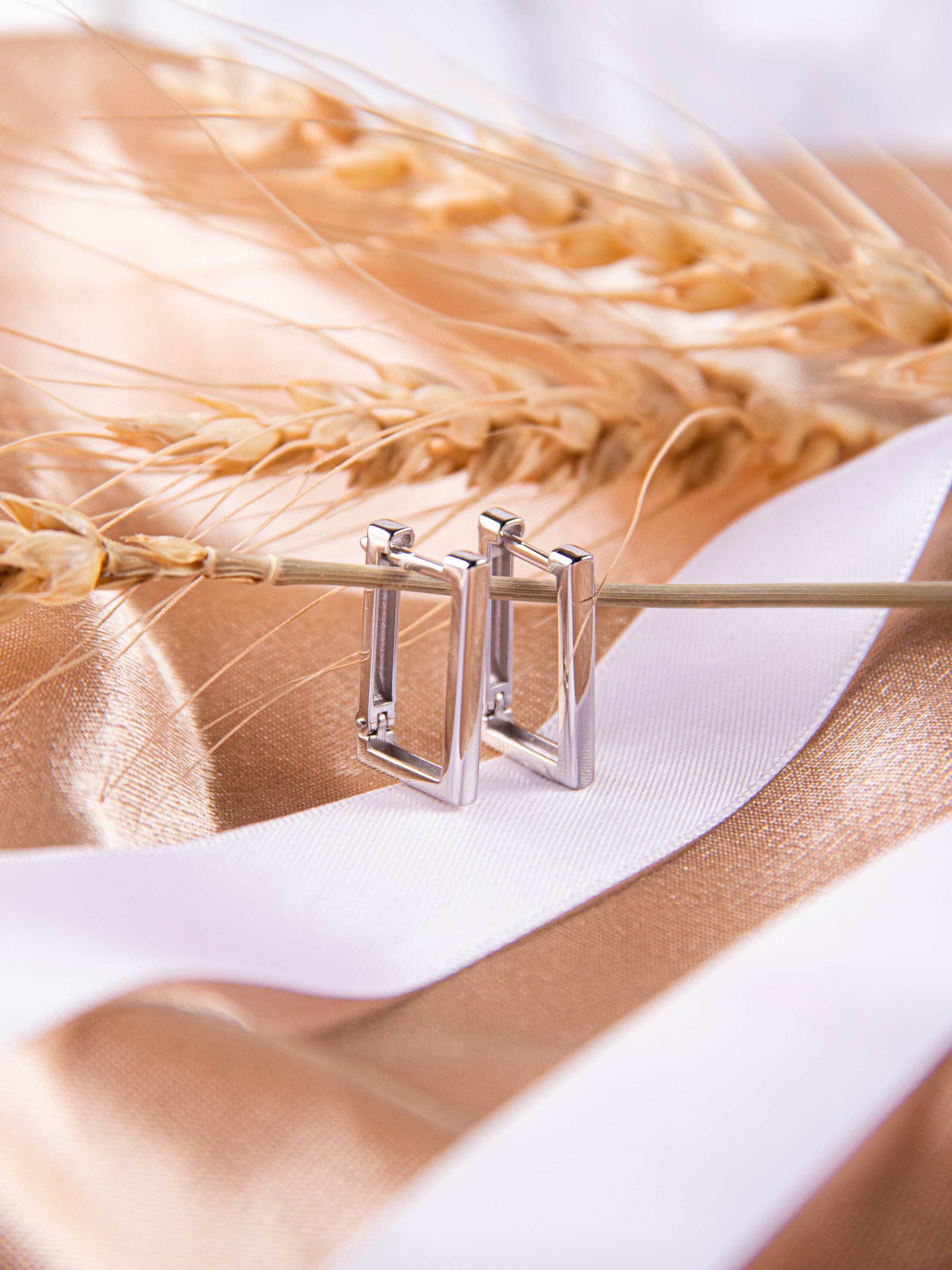 Серьги серебро. «Матрица»