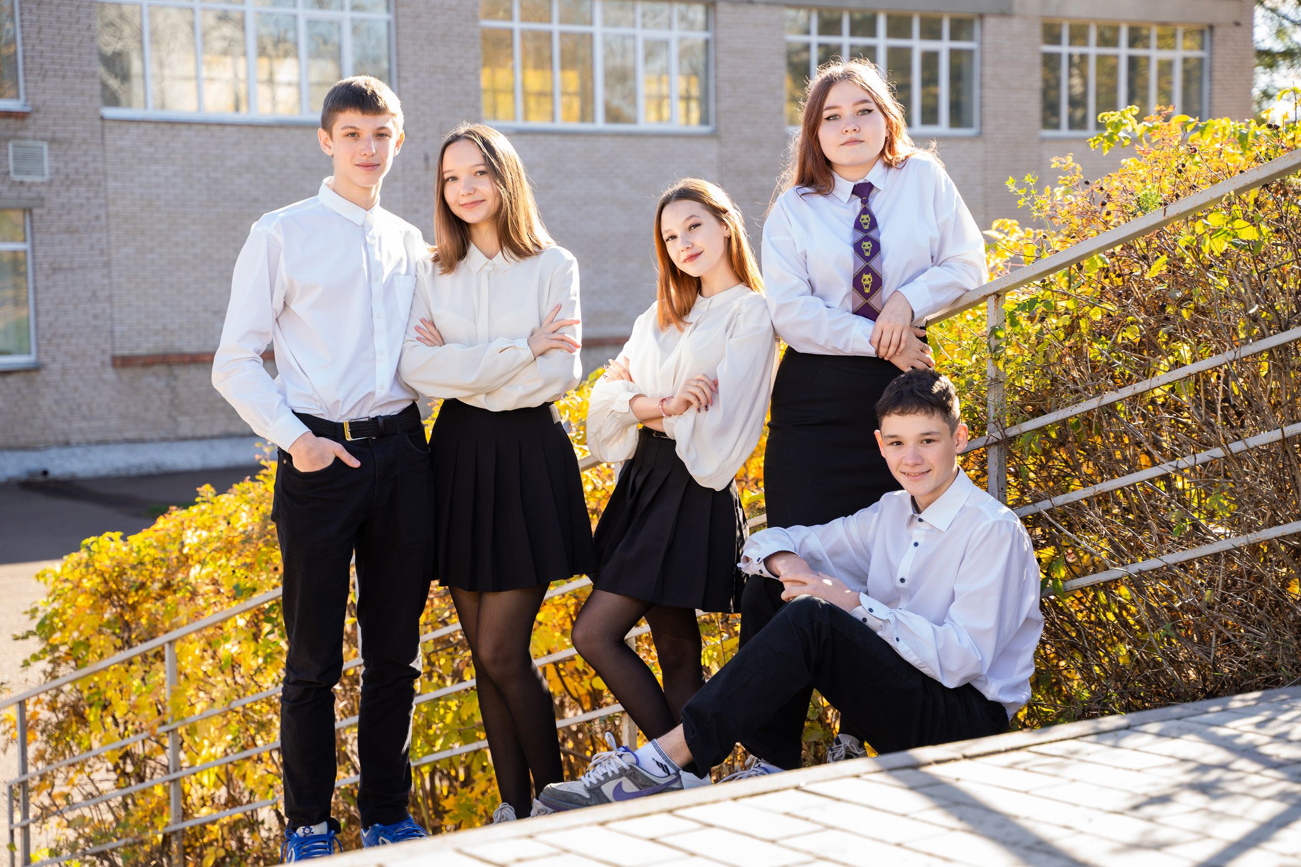 Выпускная фотосессия на природе. Выпускные альбомы Нижнекамск Набережные Челны Фотостудия Небо