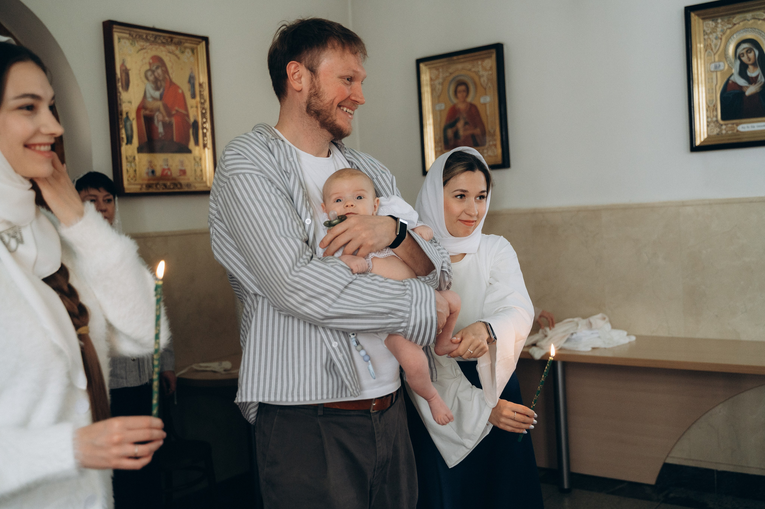Крещение Артура (Храм Марии Магдалины). Семейный фотограф в Минске Дарья Дреко