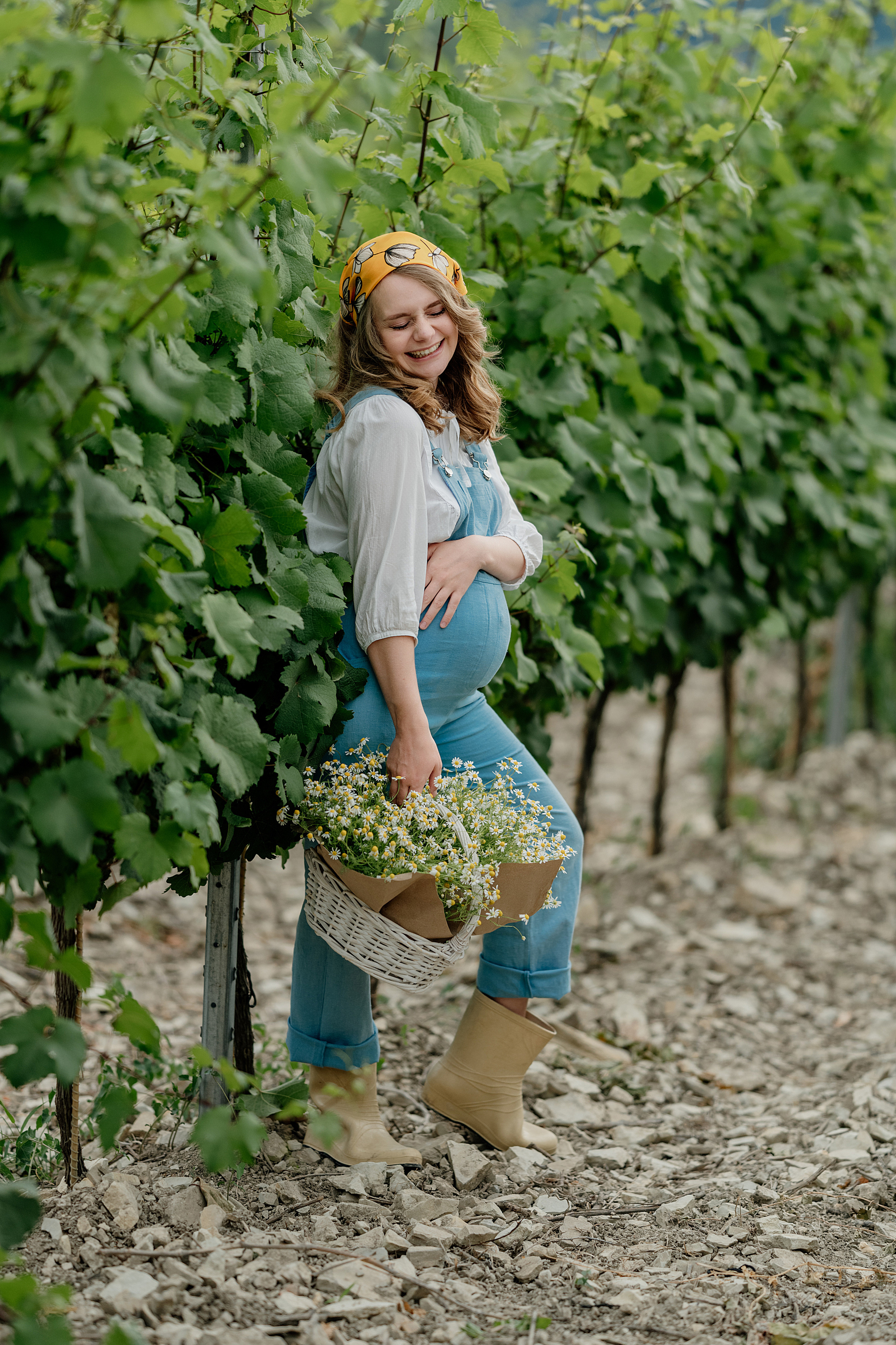 Беременность Даши в виноградниках. Свадебный фотограф Новороссийск Марина КрамарИна Полещук