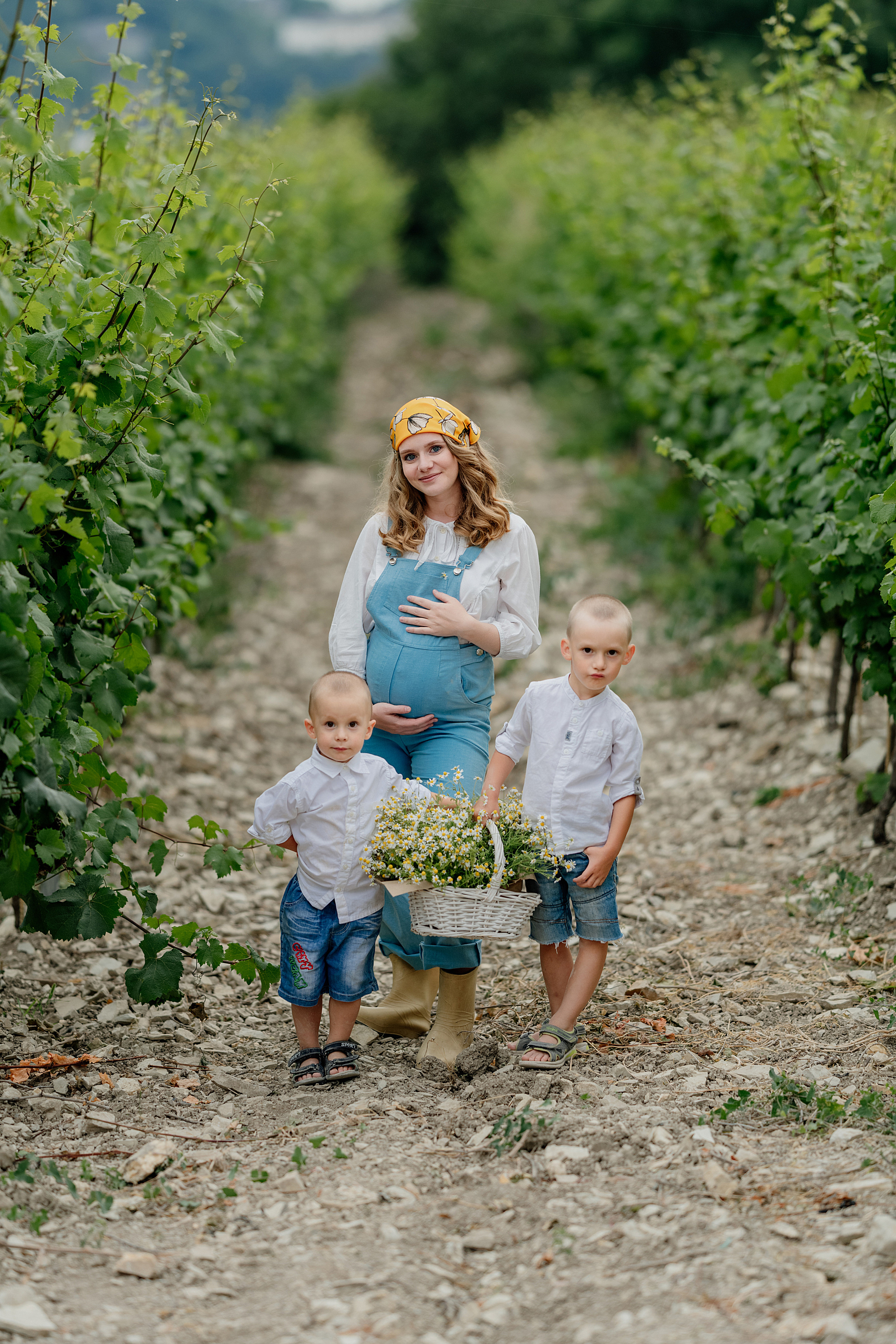 Беременность Даши в виноградниках. Свадебный фотограф Новороссийск Марина КрамарИна Полещук