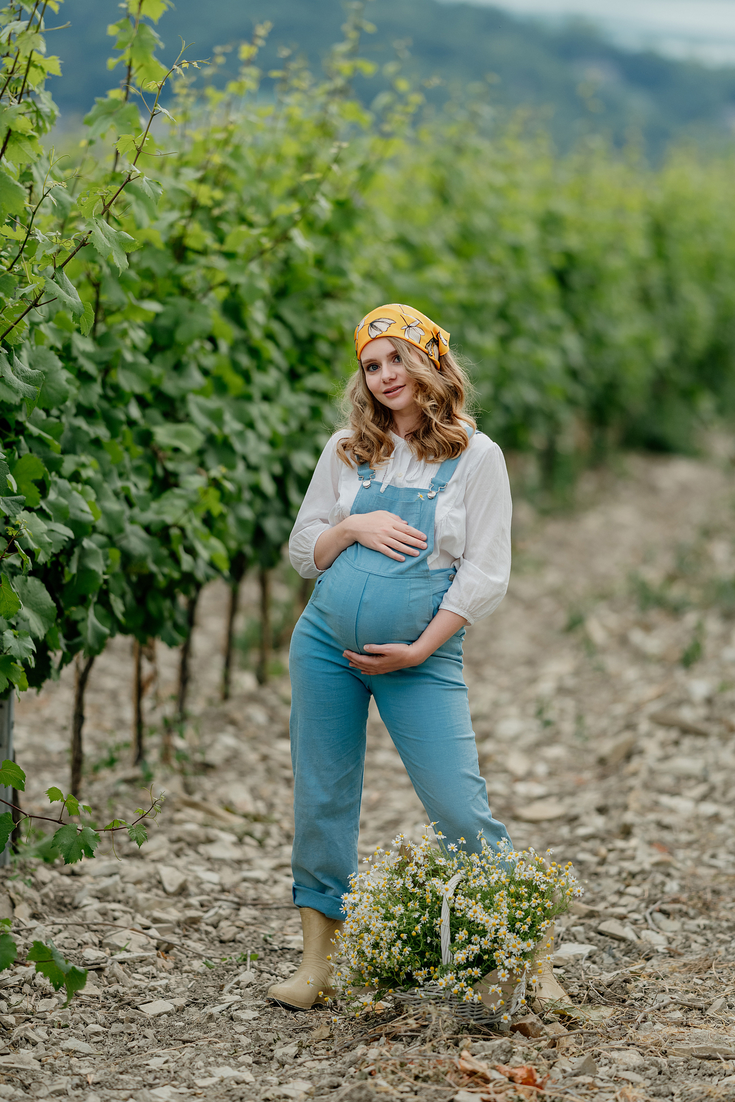 Беременность Даши в виноградниках. Свадебный фотограф Новороссийск Марина КрамарИна Полещук