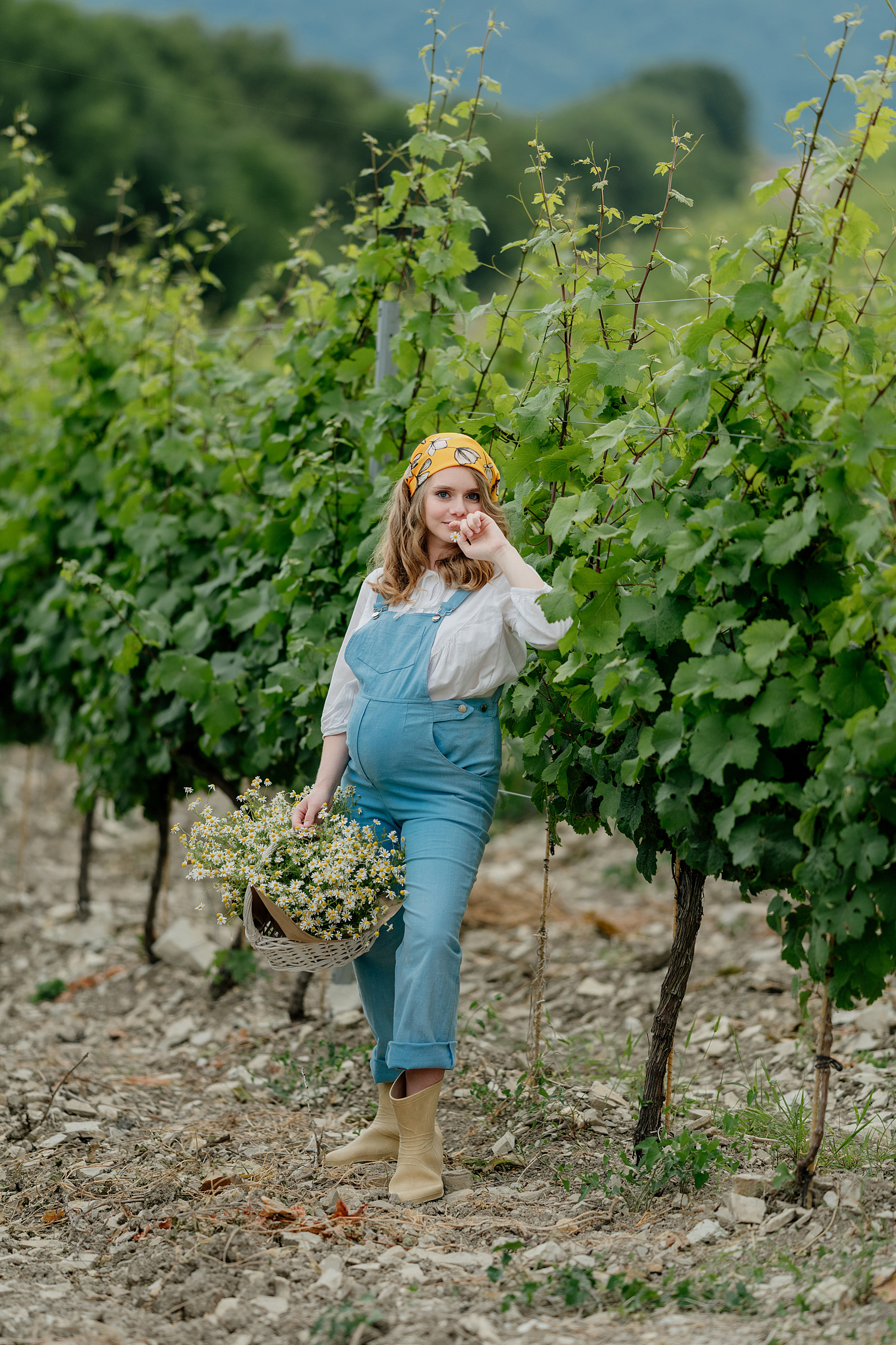 Беременность Даши в виноградниках. Свадебный фотограф Новороссийск Марина КрамарИна Полещук