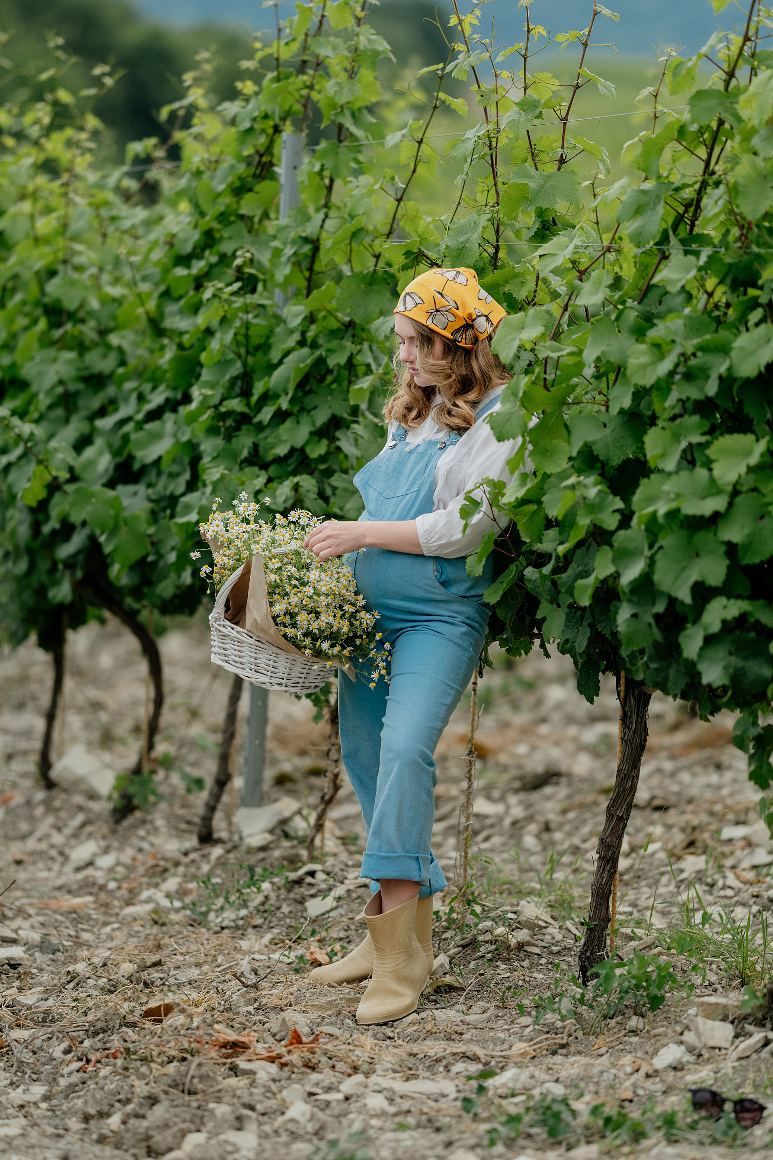 Беременность Даши в виноградниках. Свадебный фотограф Новороссийск Марина КрамарИна Полещук