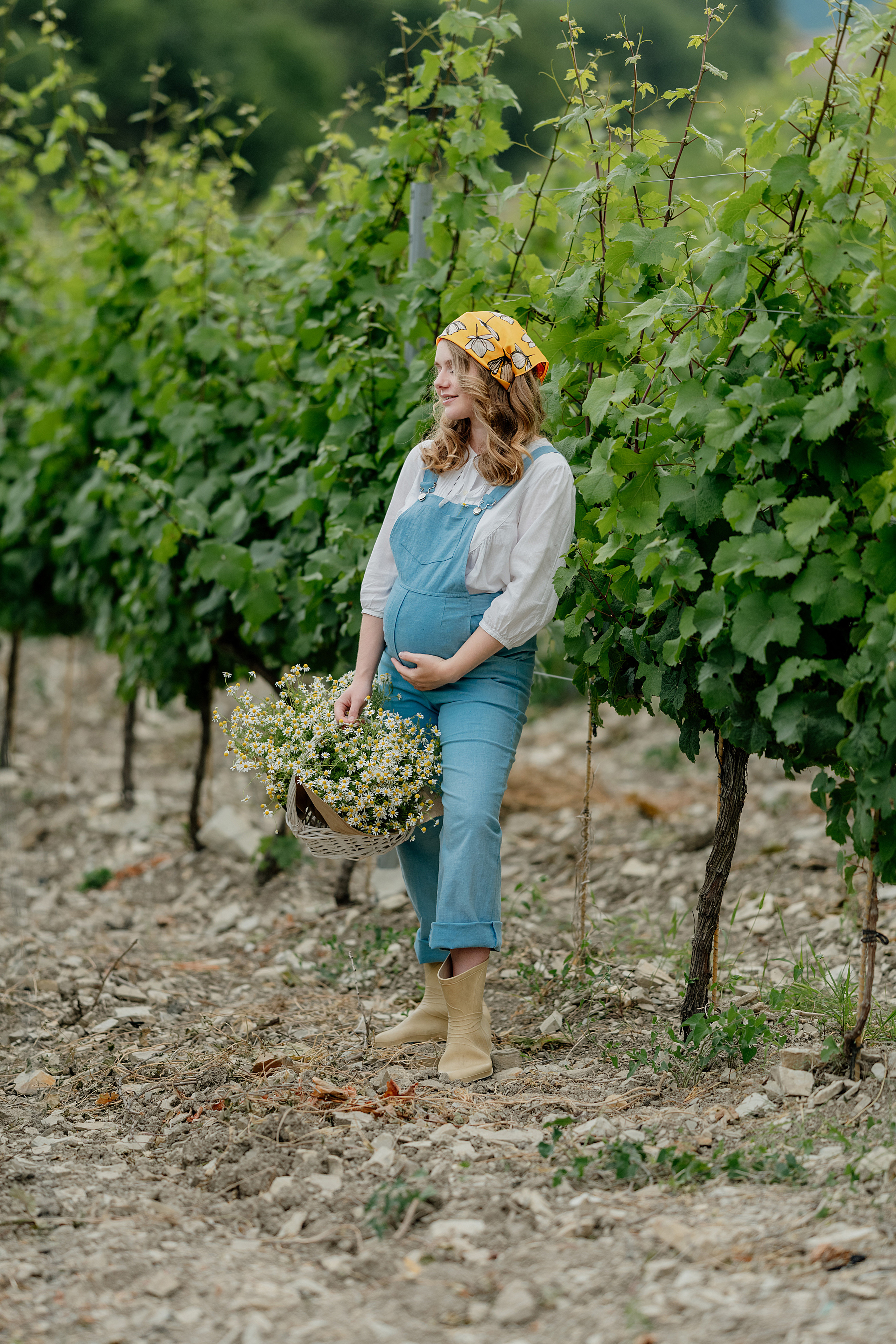 Беременность Даши в виноградниках. Свадебный фотограф Новороссийск Марина КрамарИна Полещук