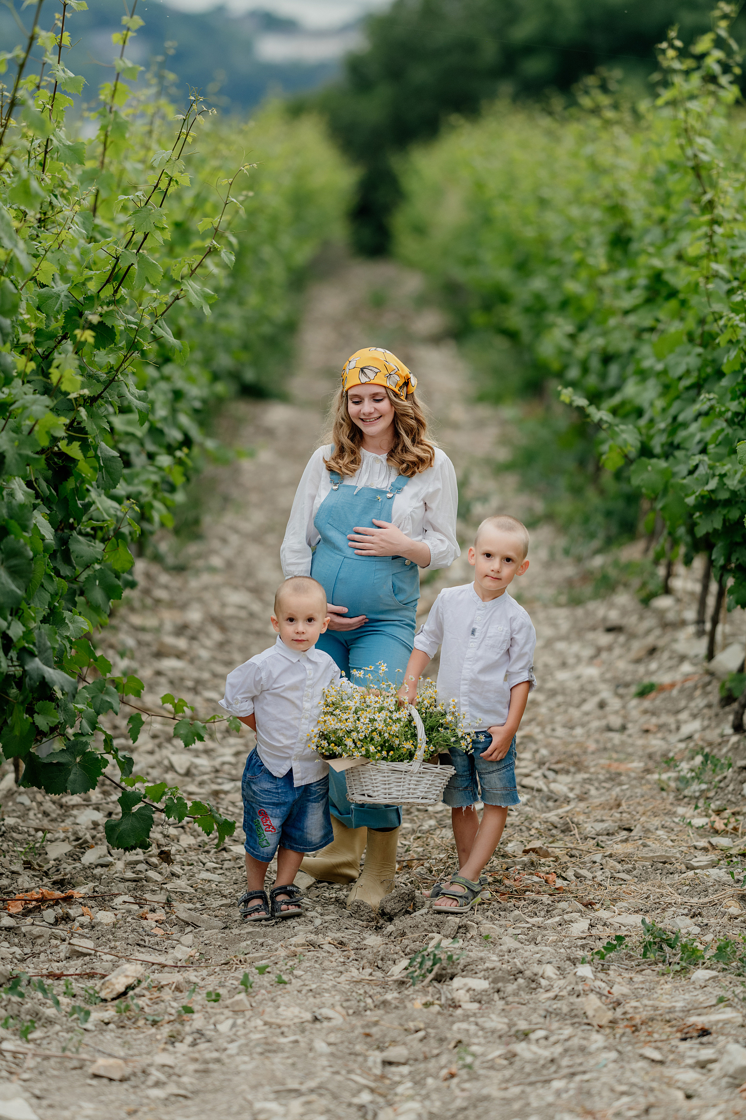 Беременность Даши в виноградниках. Свадебный фотограф Новороссийск Марина КрамарИна Полещук