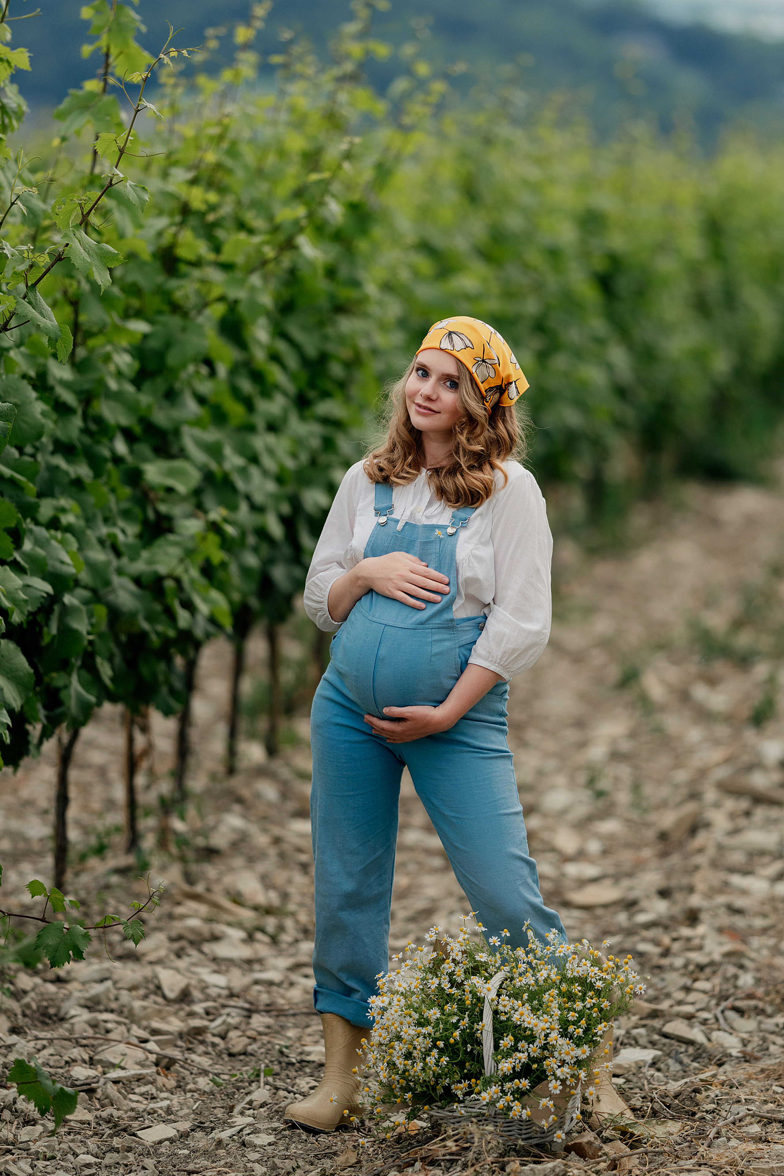 Беременность Даши в виноградниках. Свадебный фотограф Новороссийск Марина КрамарИна Полещук