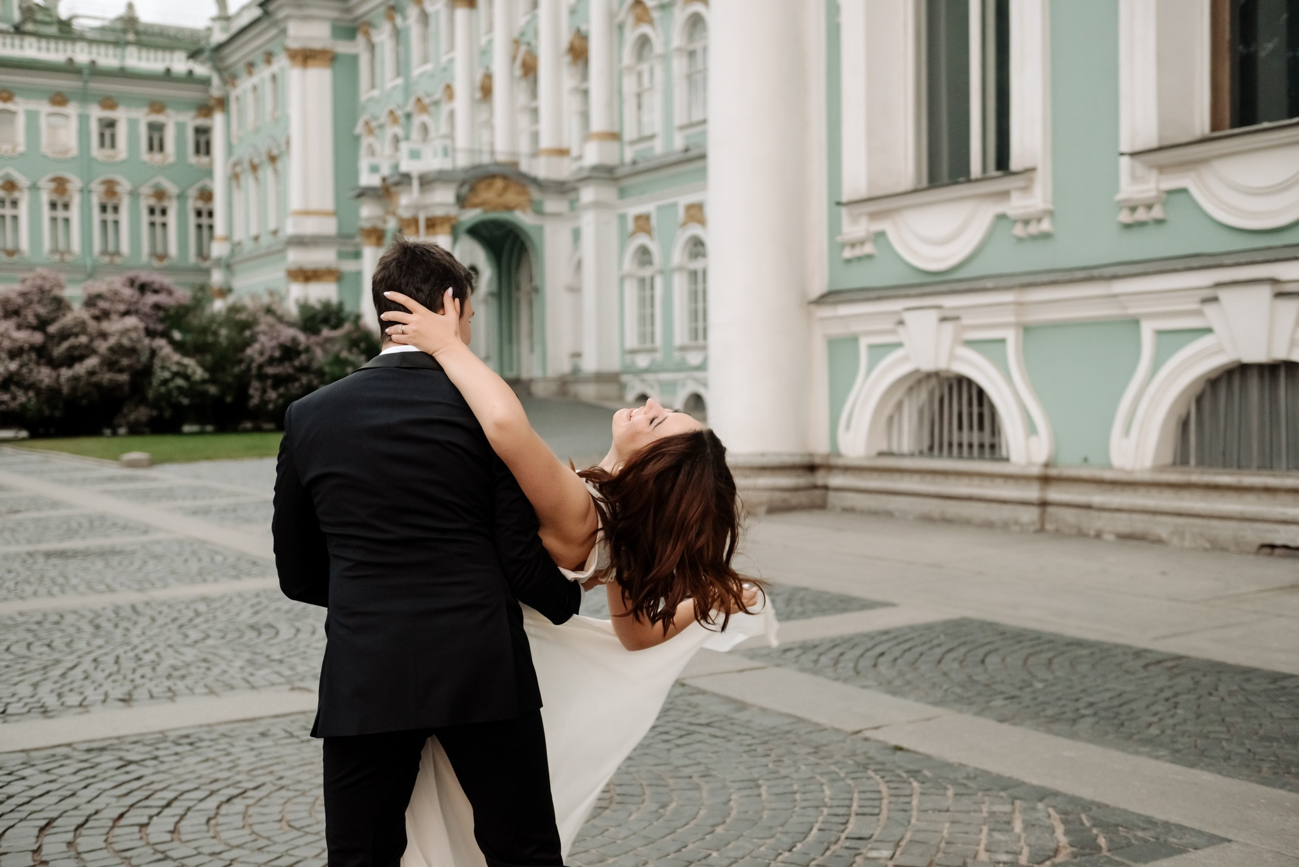 Утренний Эрмитаж и развод мостов. Свадебный и семейный фотограф в Санкт-Петербурге Елена Худякова