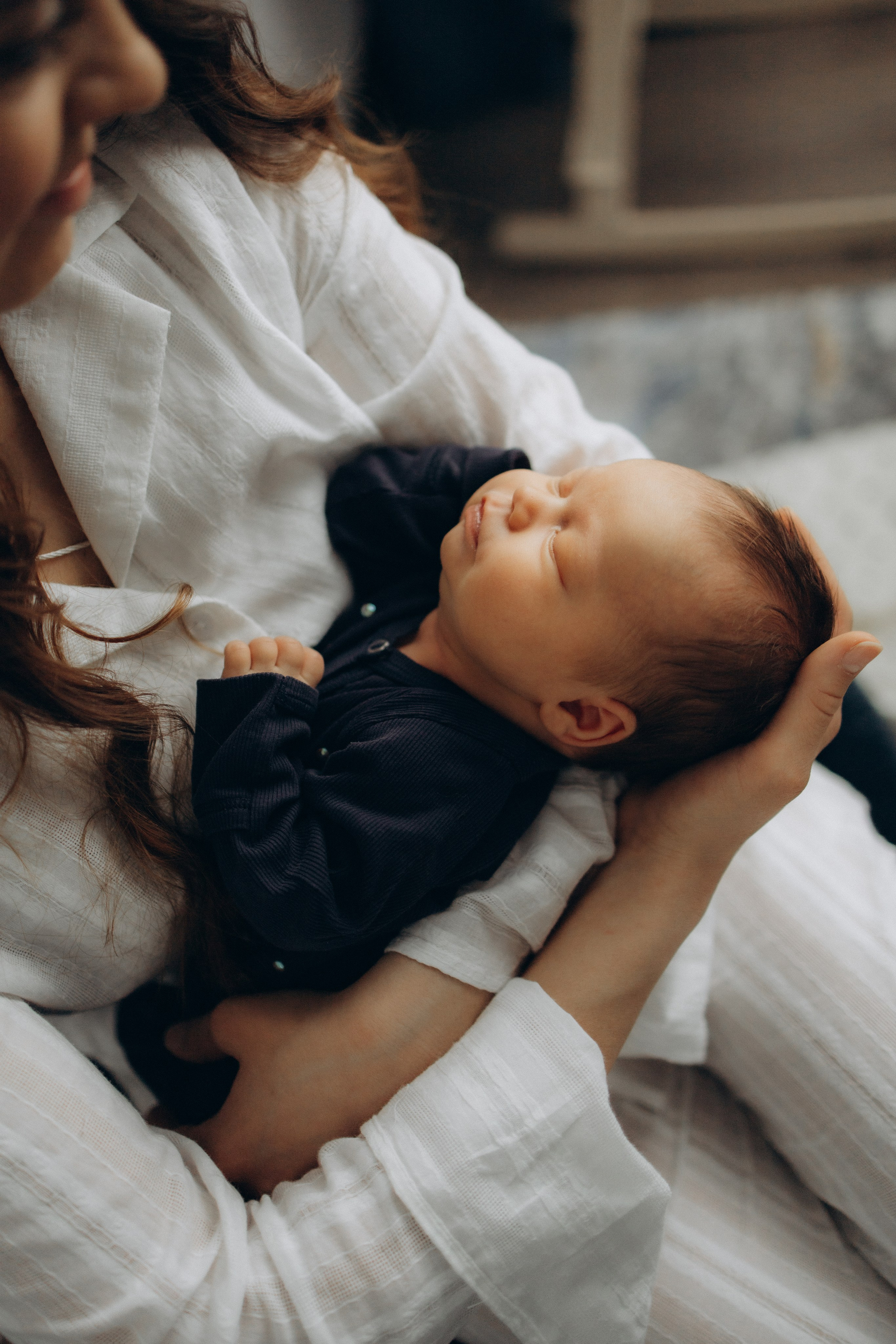 Маленькая кроха Есения. Семейный фотограф в Москве Анастасия Шалда