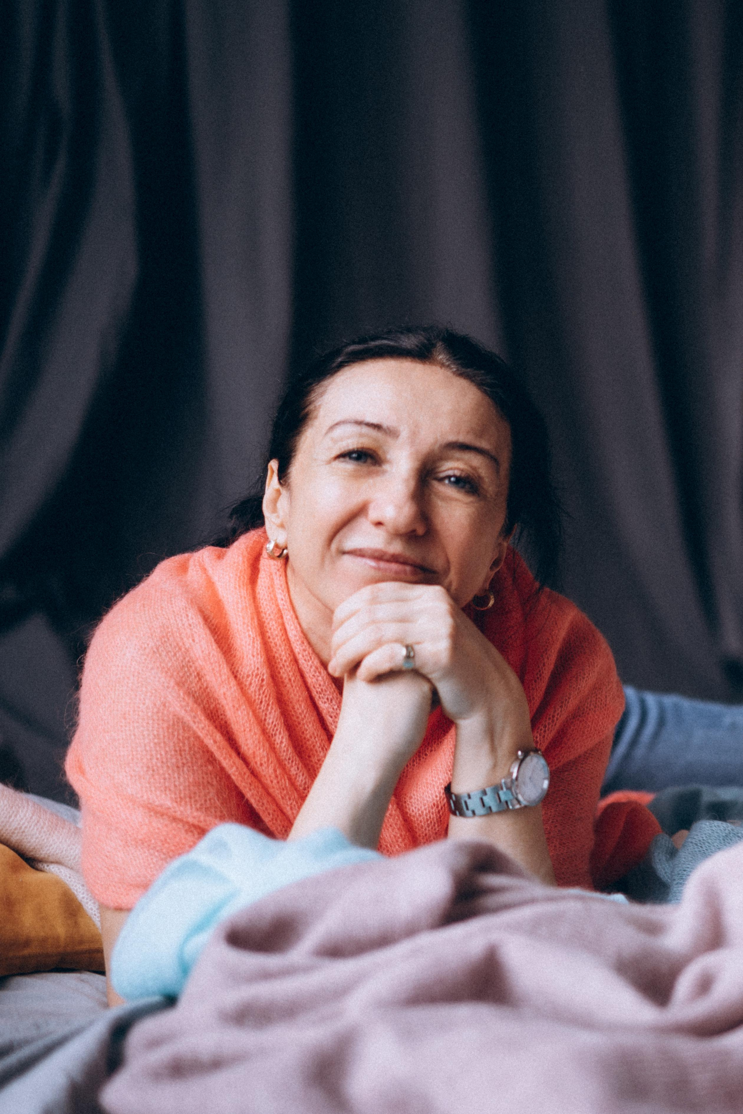 Для Натальи и её шарфов. Фотограф в Санкт-Петербурге Батурина Елена