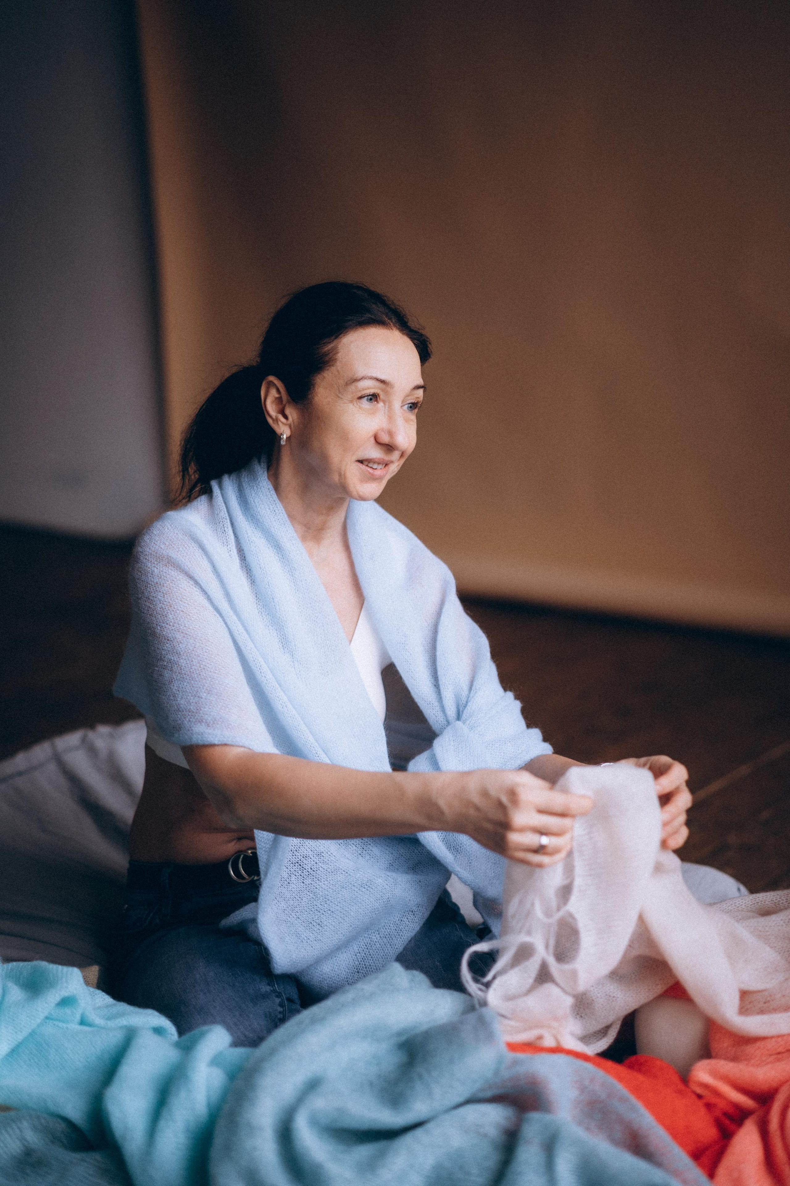 Для Натальи и её шарфов. Фотограф в Санкт-Петербурге Батурина Елена