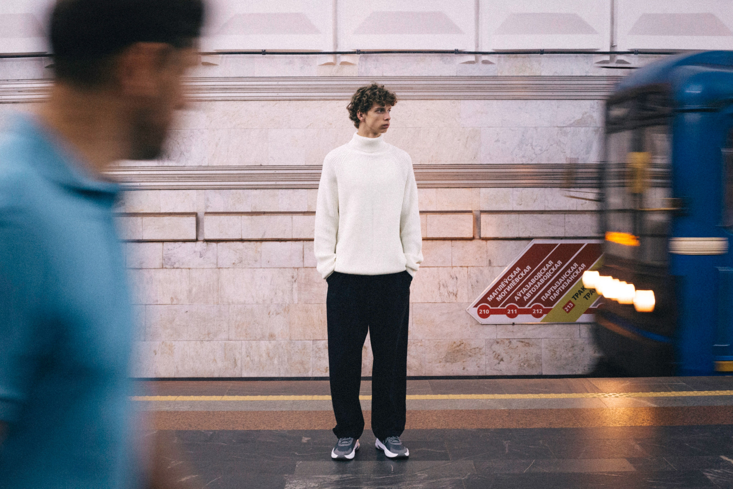 Иван в метро. Портретный фотограф в Минске