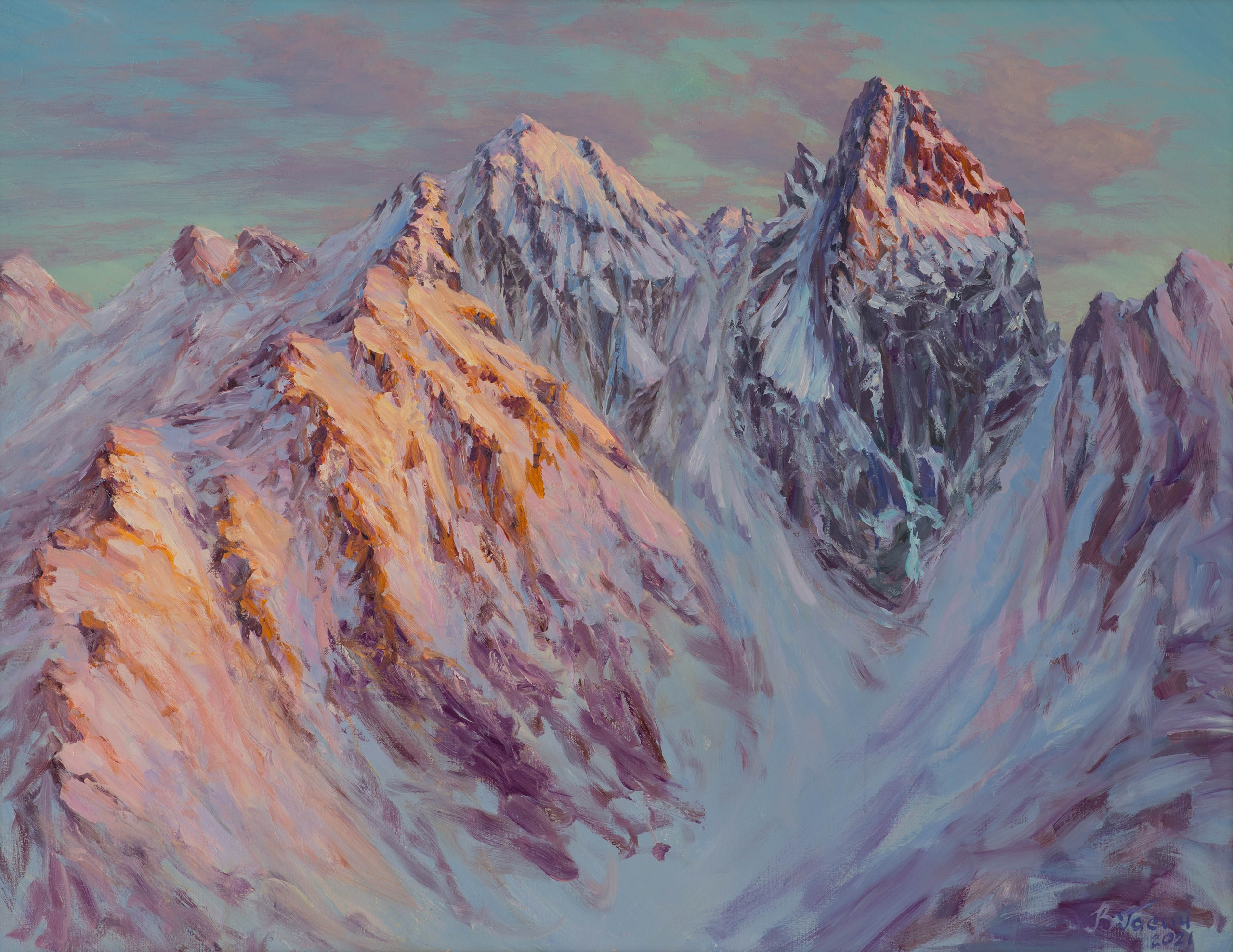 Пейзаж / Landscape. Художник Василий Гасич