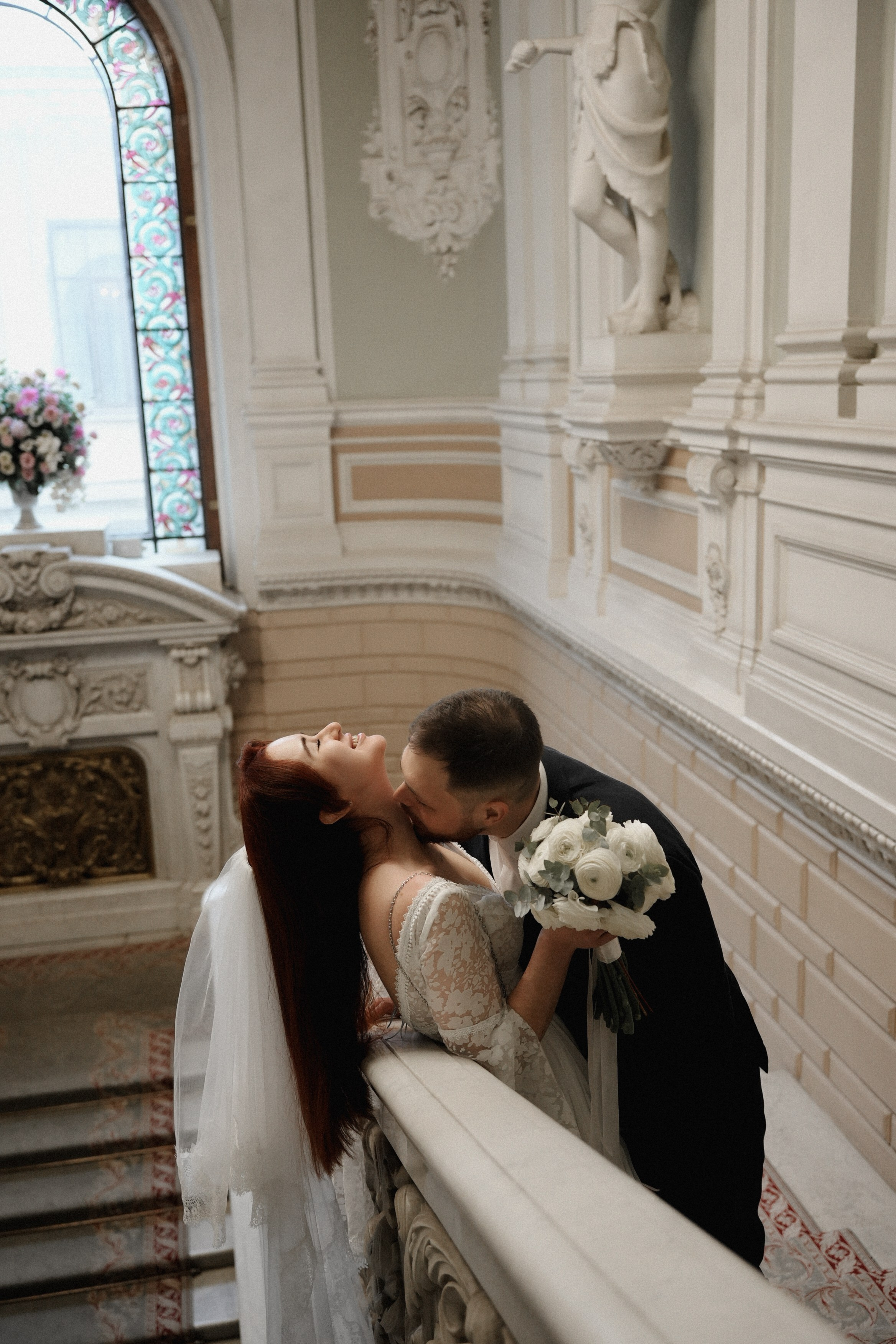 Свадебная фотосессия в Санкт-Петербурге. Дворец Бракосочетания №1. ДБ1. Исаакиевский собор. Фотосессия в студии.