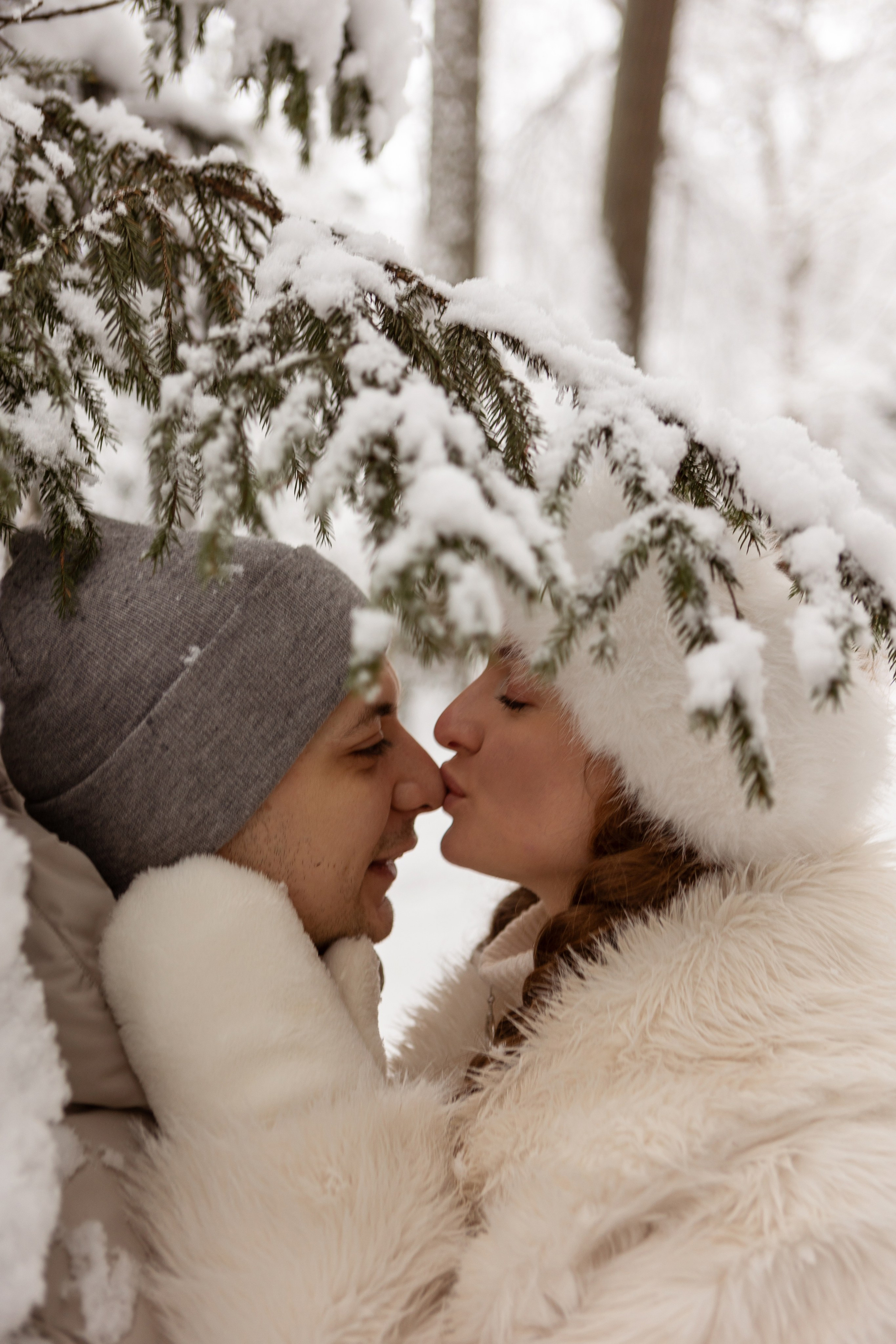 Новогодняя фотосессия с собачками в шуваловском парке. Свадебный фотограф в СПБ | Санкт-Петербурге Анастасия Рахимгулова