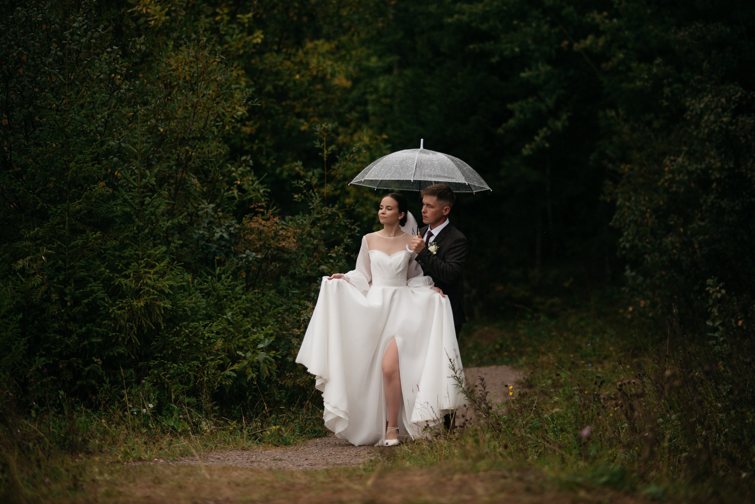 Дождь. Свадебный фотограф Ижевск Петр Шишков