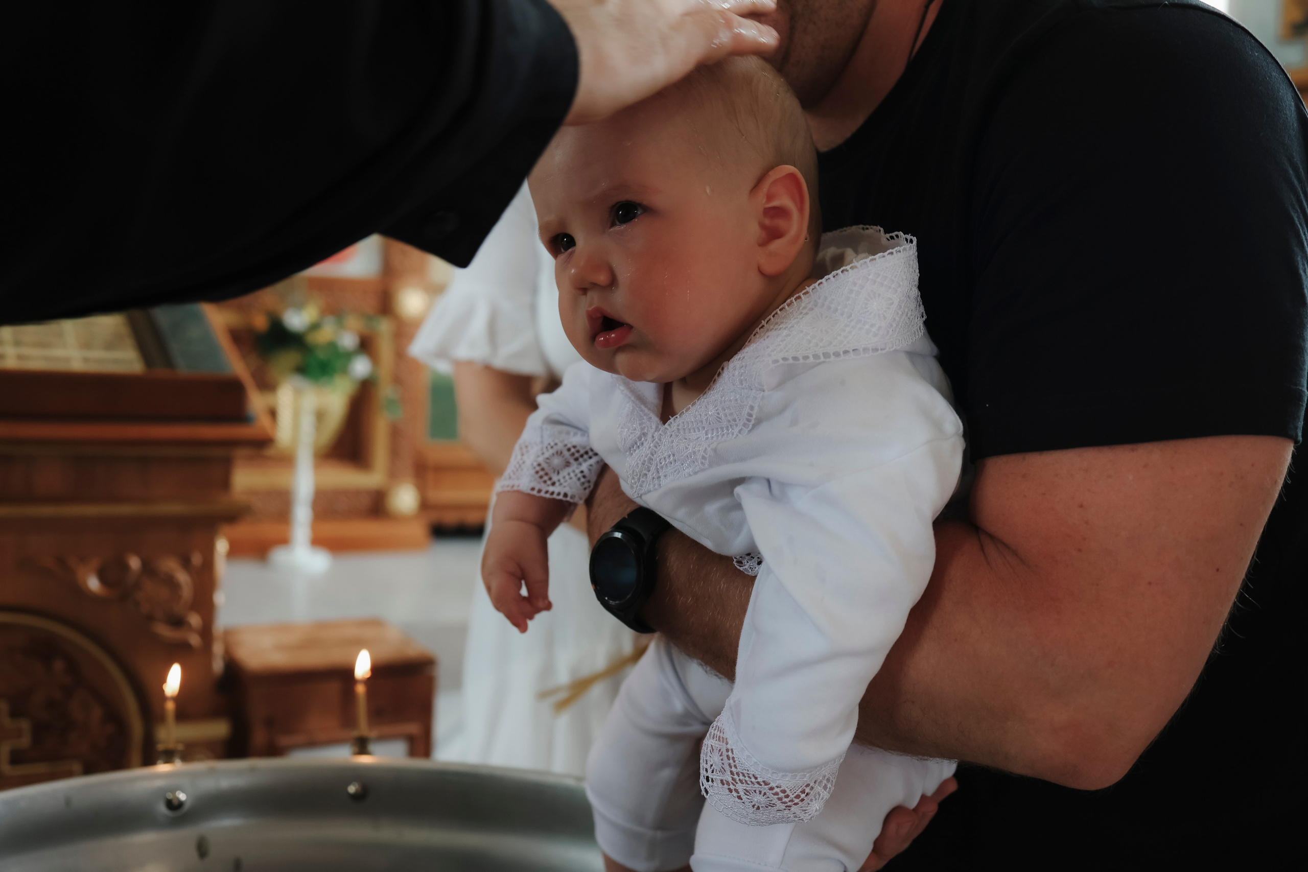 Крещение Гордея. Фотограф Новосибирск