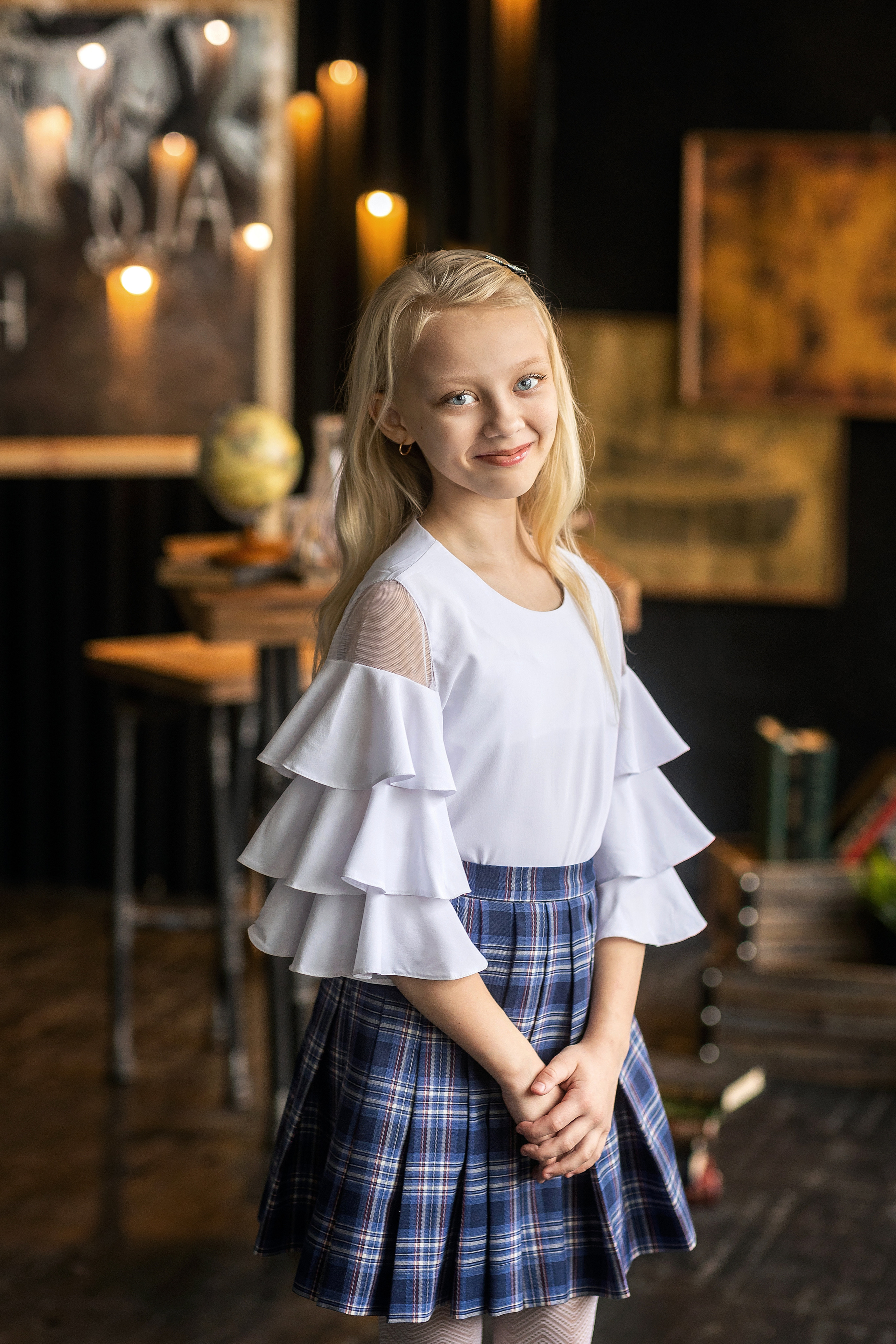 Студийные съемки школьников. Фотограф в Твери и Москве Юлия Бахтамова