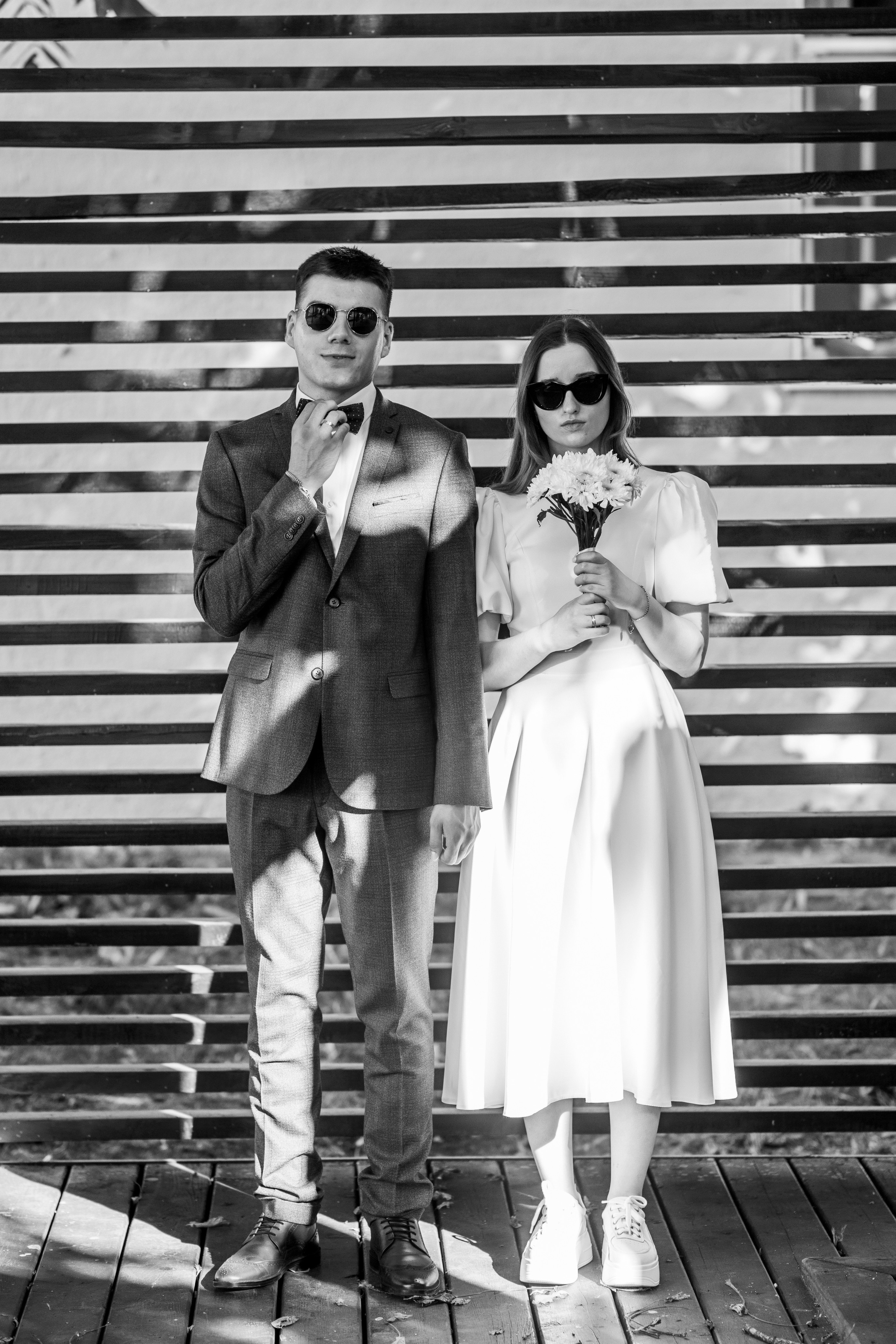 Свадебная прогулка (bw-version). Фотограф в Твери и Москве Юлия Бахтамова