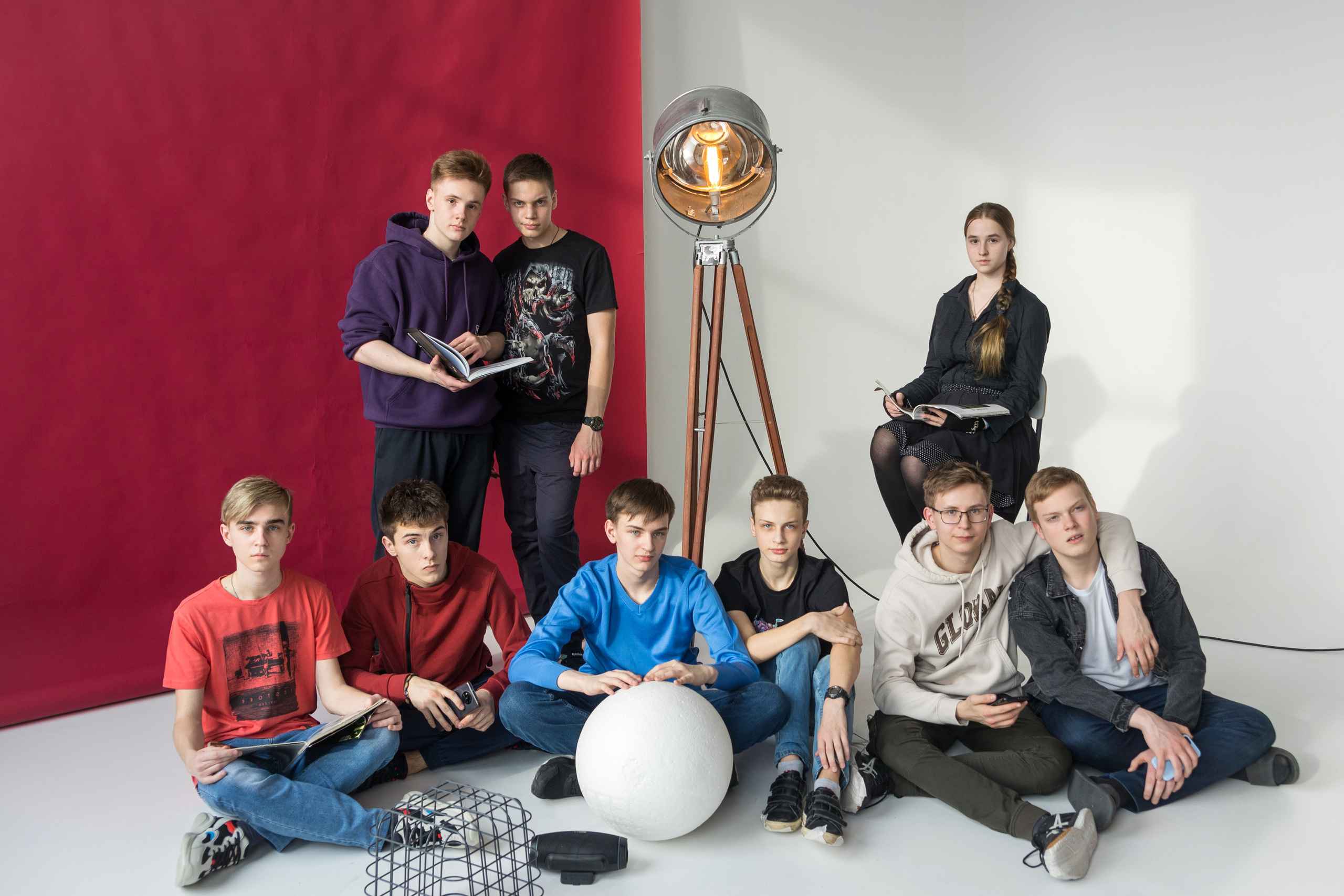 Студийные съемки школьников. Фотограф в Твери и Москве Юлия Бахтамова