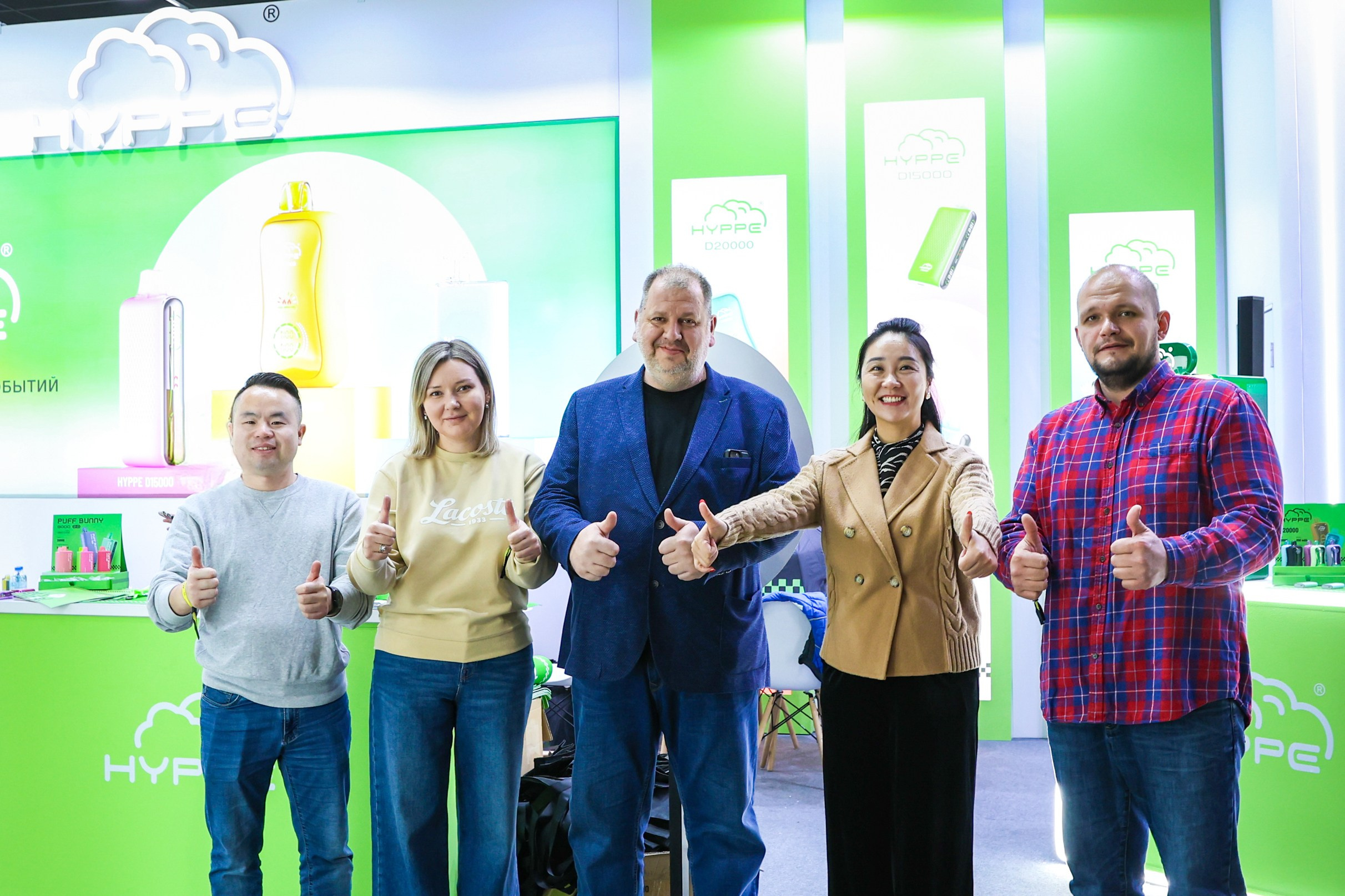 Стенд Hyppe на Vape Club Show. Фотограф Дарья Попова