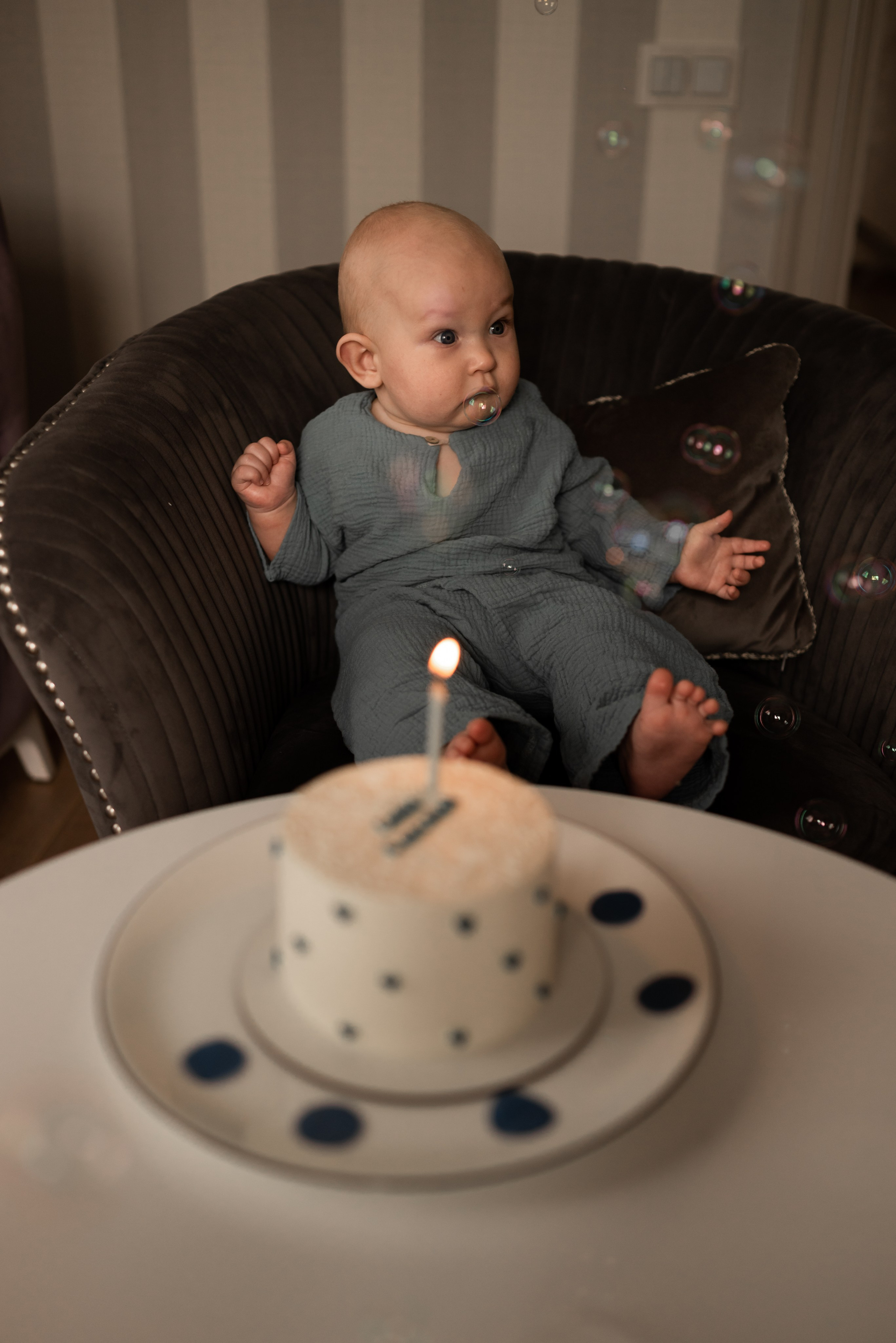 Загородная фотосессия 6 месяцев малышу. Фотограф Ксения Огородова портфолио