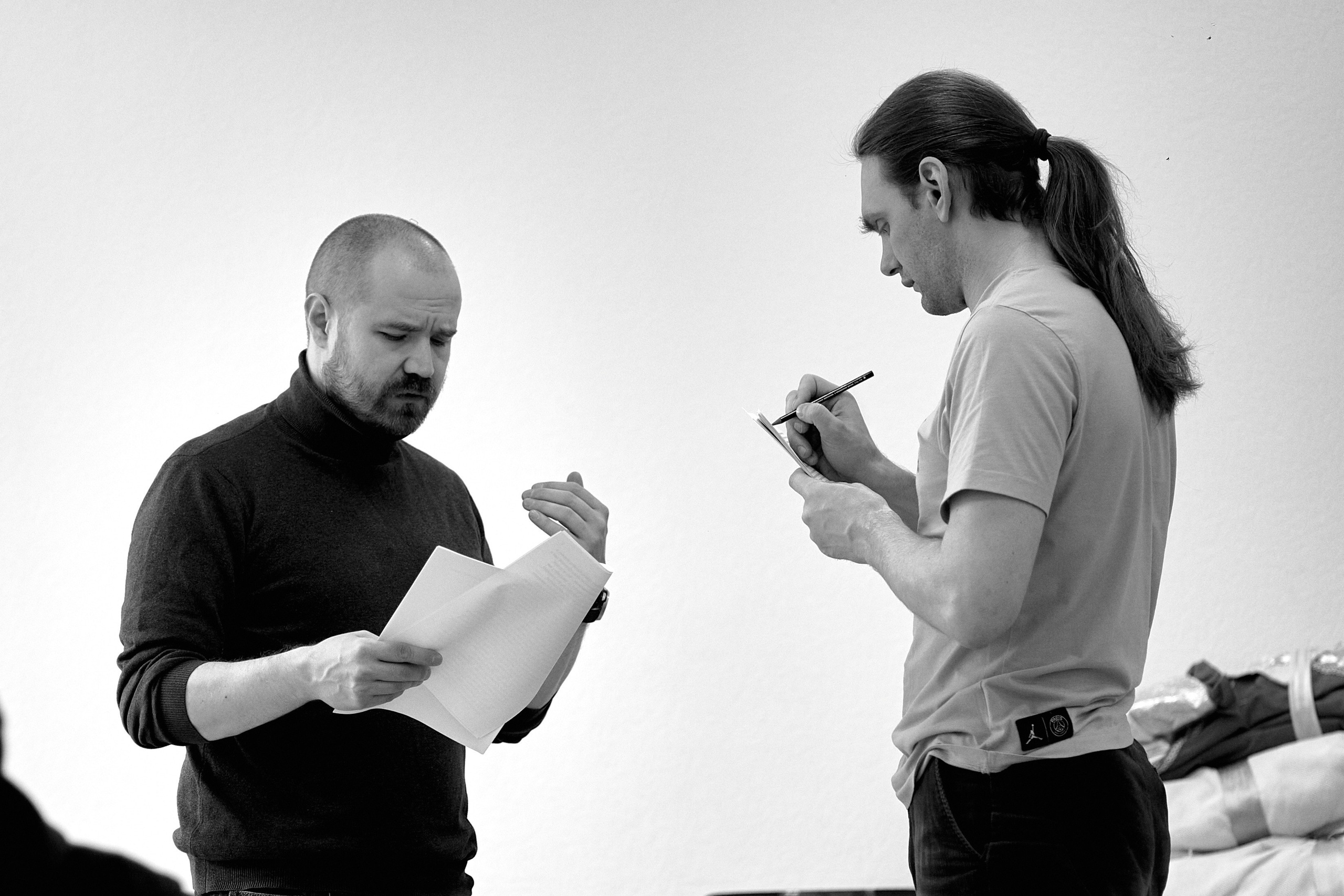 Шинель | репетиция. Фотограф Юлия Маринина