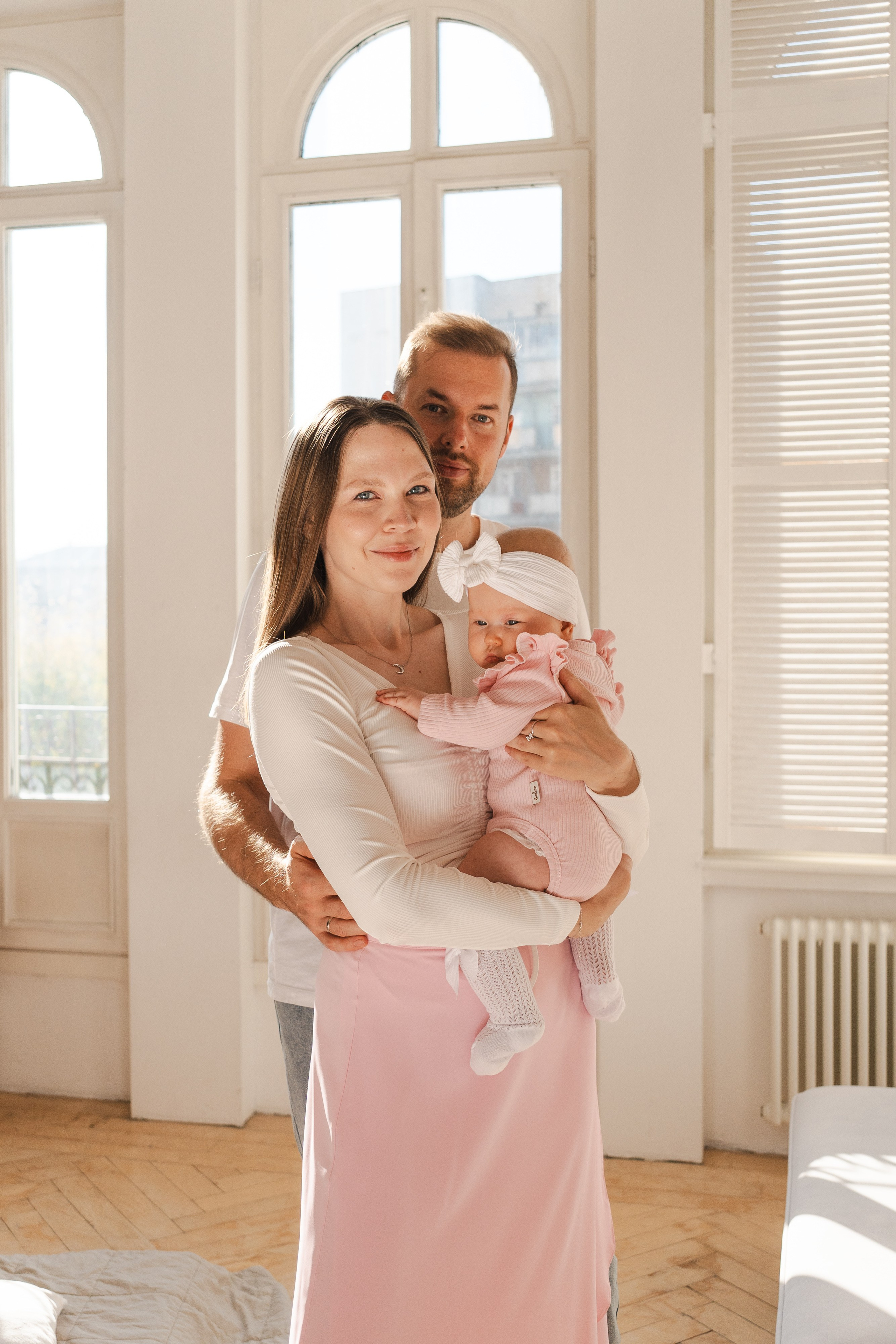 Семейная съёмка с малышкой|White Garden. Фотограф в Екатеринбурге Яна Круташова