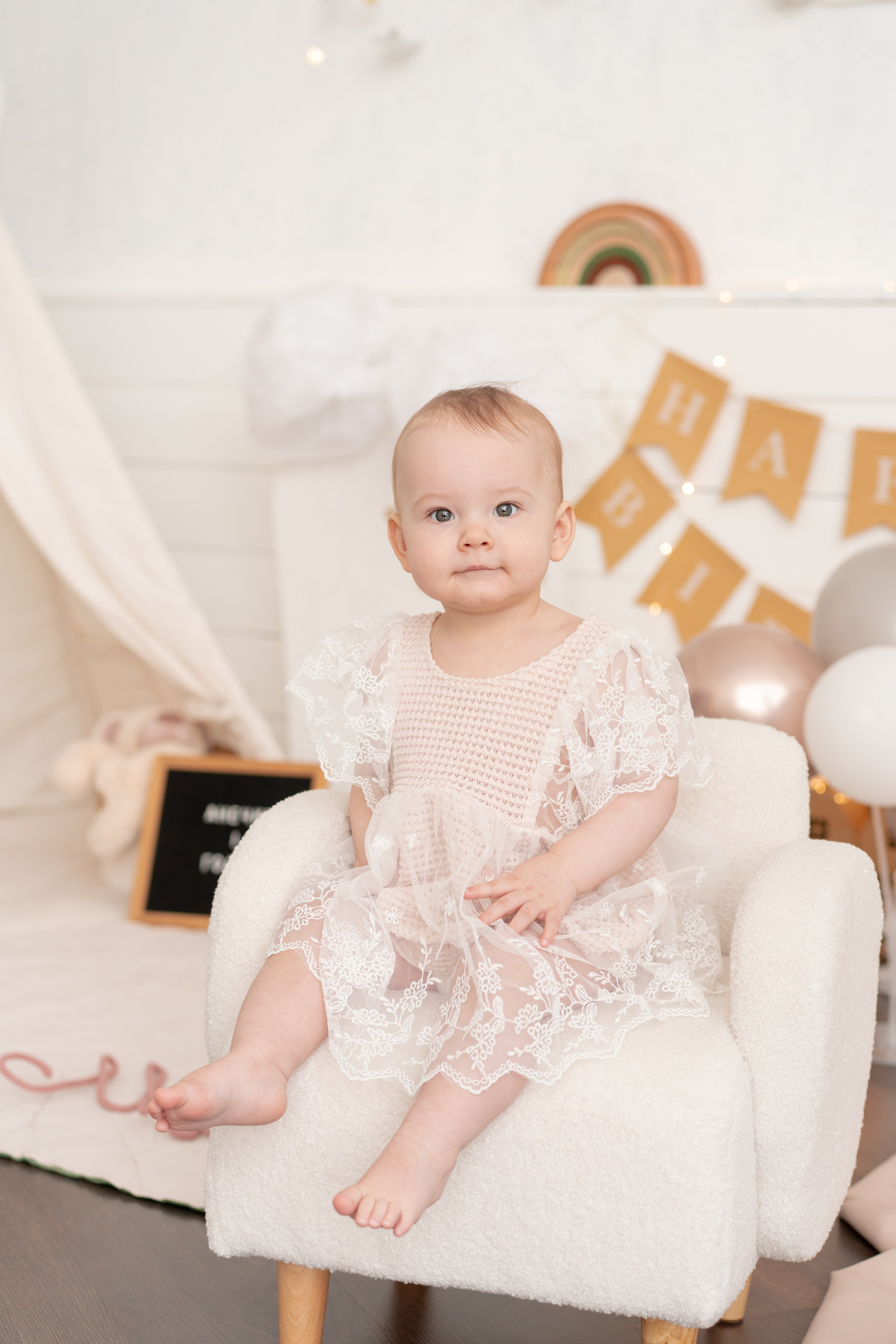 Анечке 1 годик!. Детская, семейная фотостудия в Санкт-Петербурге