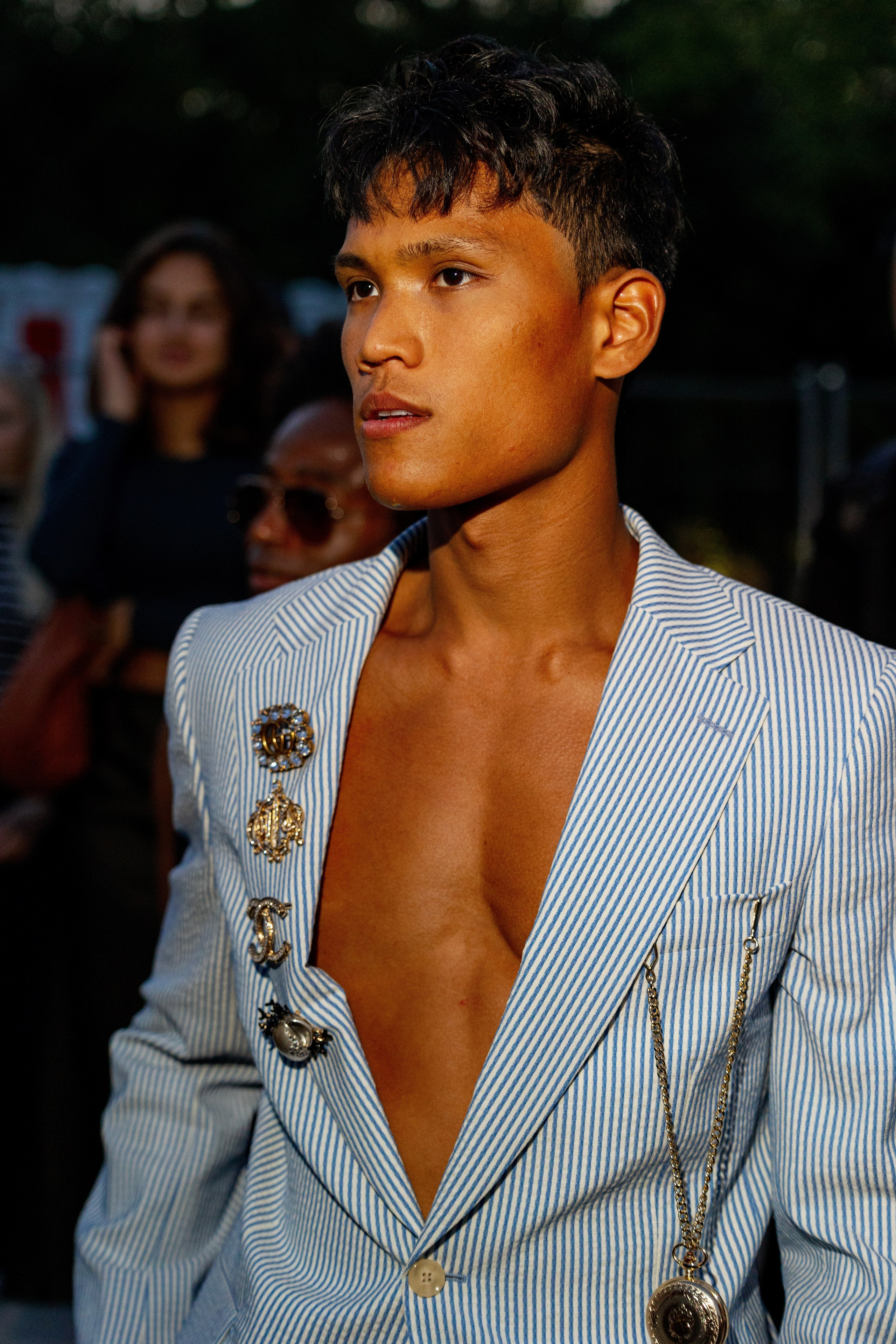 PFW SPRING SUMMER 2024 SAINT LAURENT. Photographer in Milan Ivan Goncharov