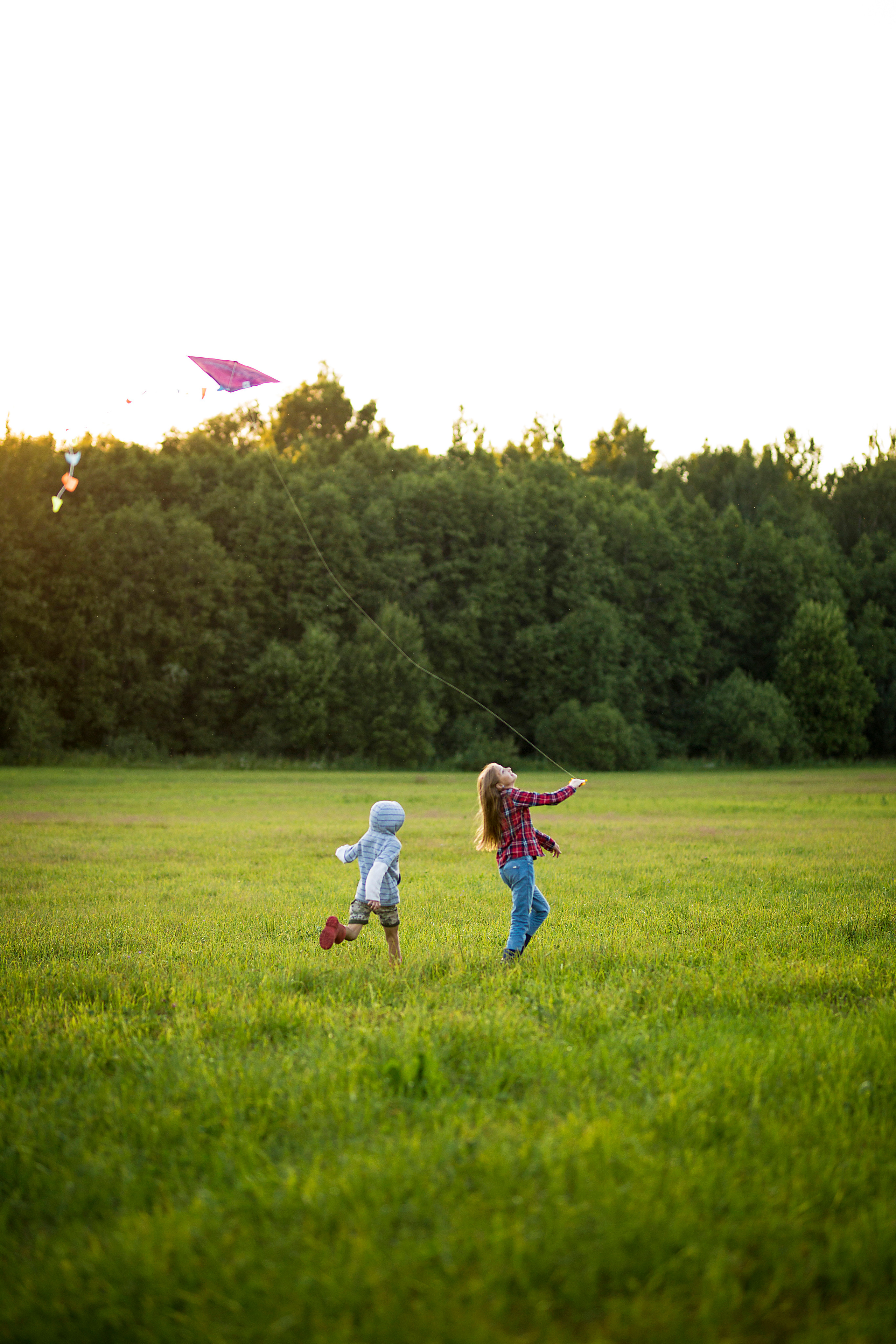 Фото с воздушным змеем
