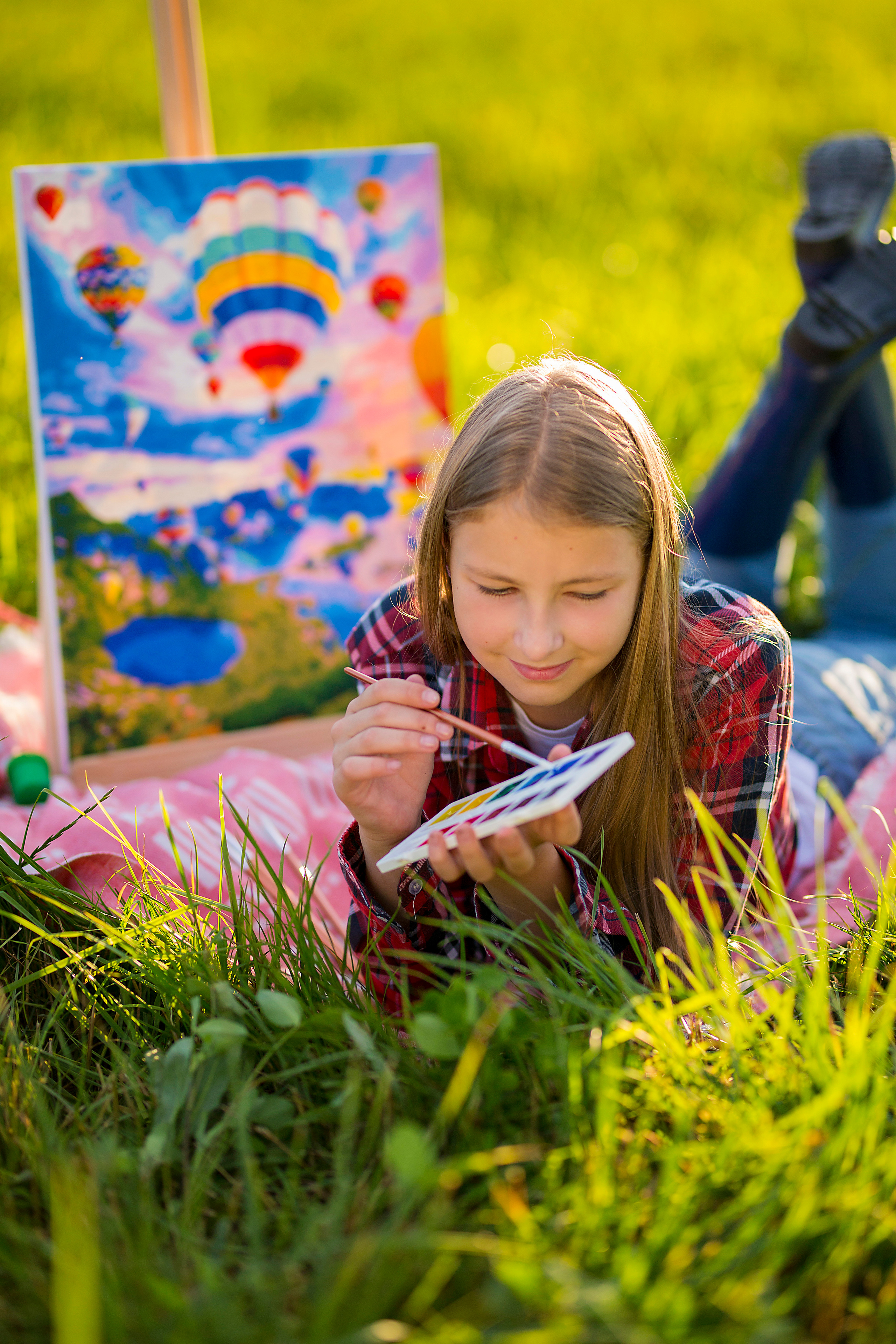 Фотосессия в поле. Семейный и свадебный фотограф в Санкт-Петербурге Татьяна Швыкова