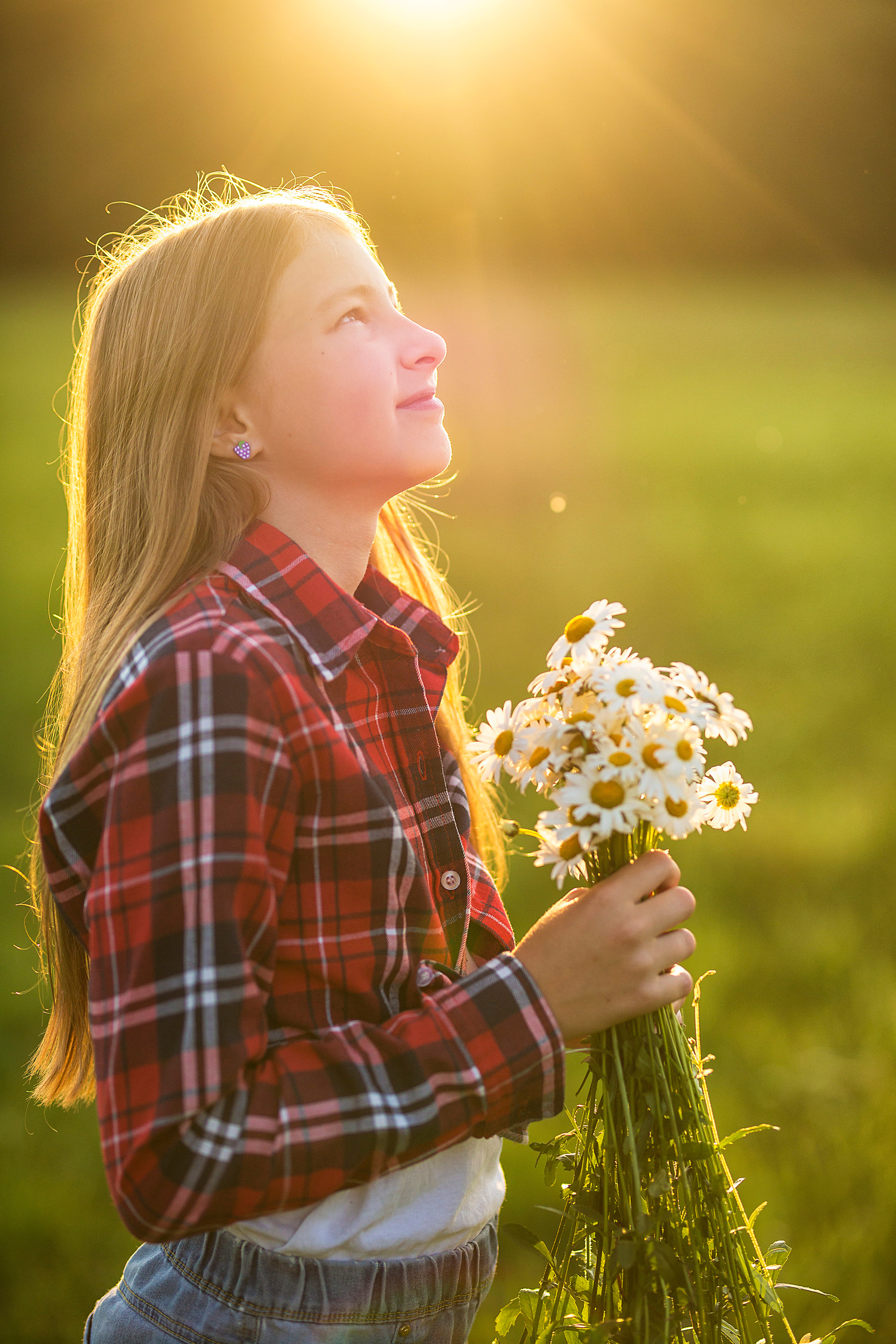 Фотосессия в лучах закатного солнца