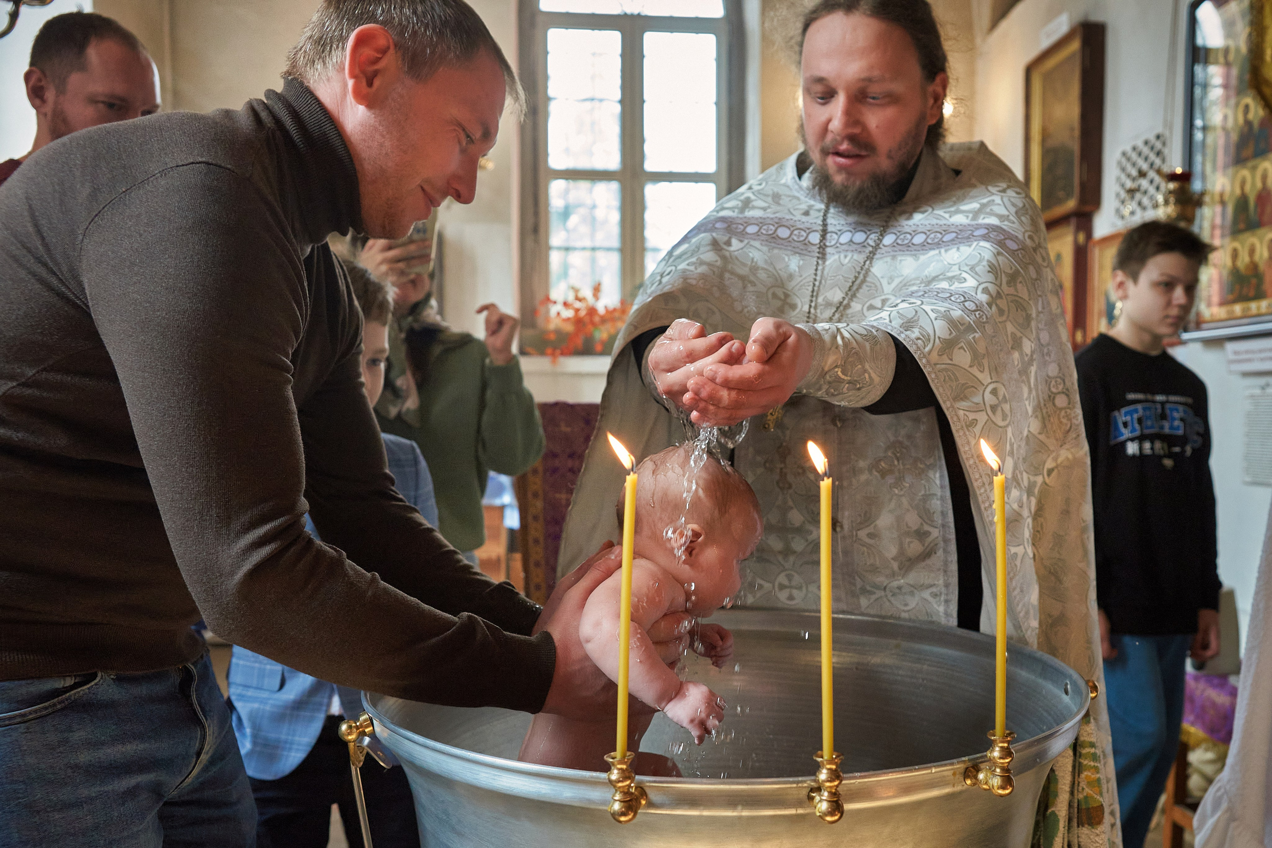 Крещение в Храме Димитрия Солунского