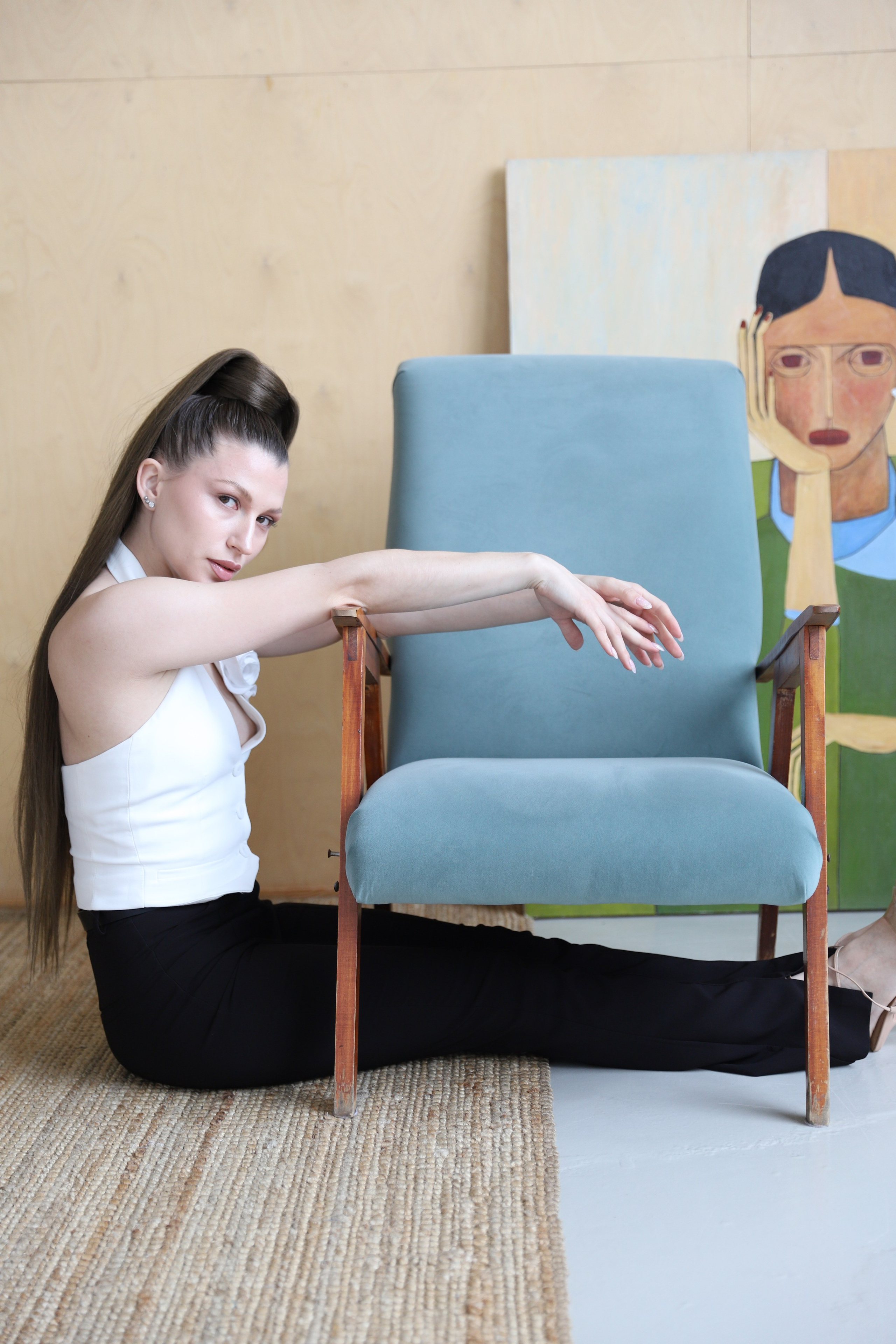 Ирина. Фотосессия в студии. Портретный фотограф в Краснодаре Надежда Елынко