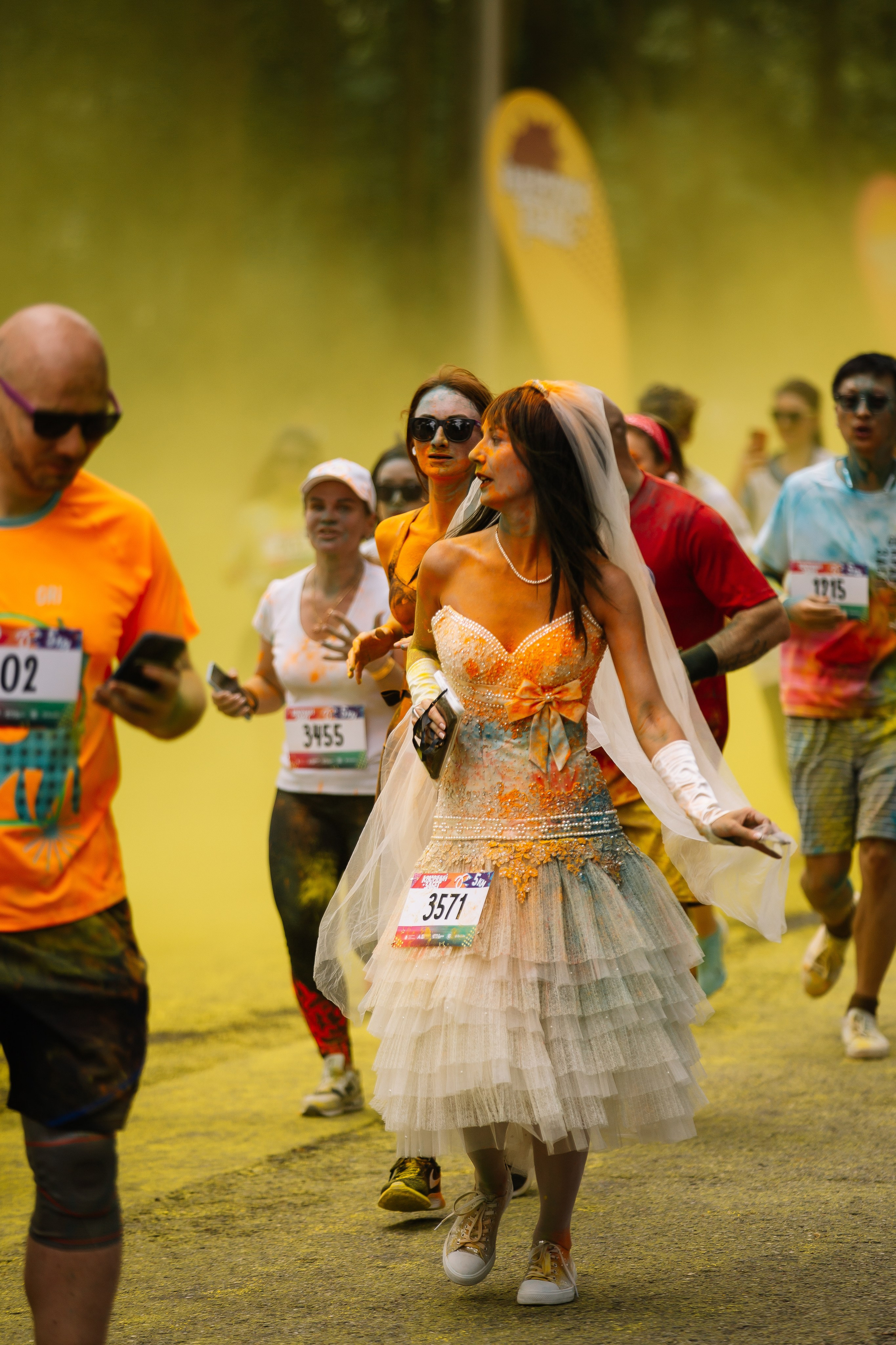 Красочный забег. Свадебный Семейный Репортажный фотограф в Москве