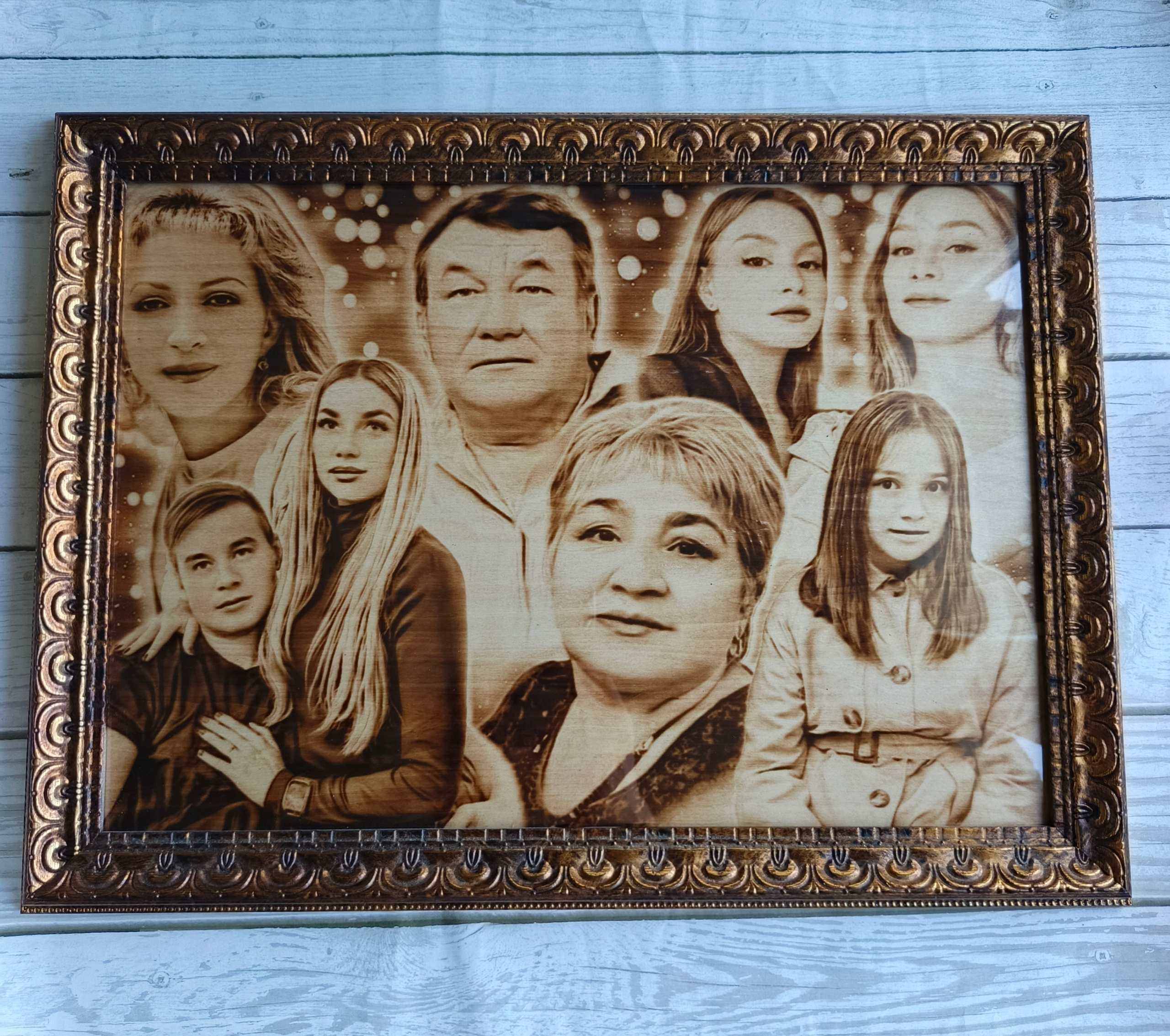 Портреты. Выжигания картин и портретов по фото