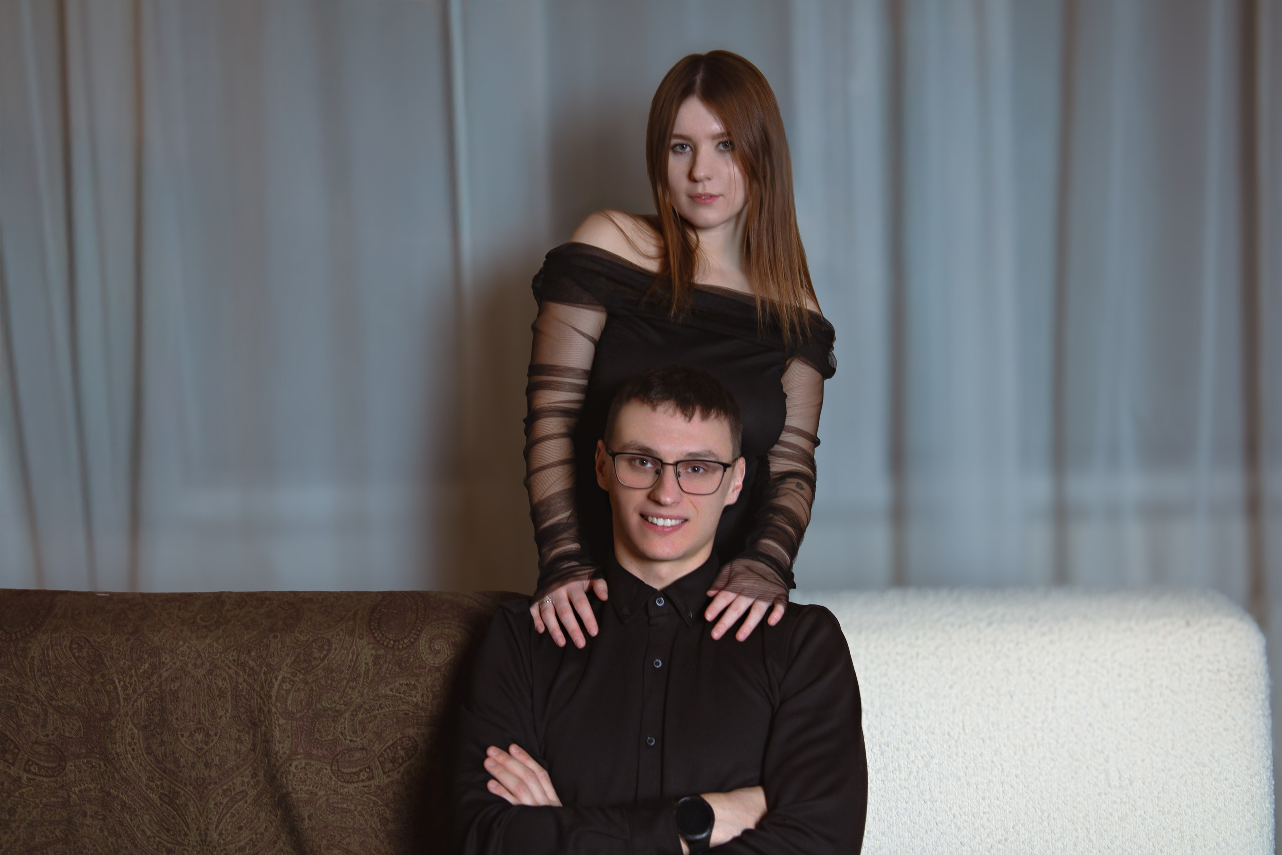 Love story фотосессия новогодняя