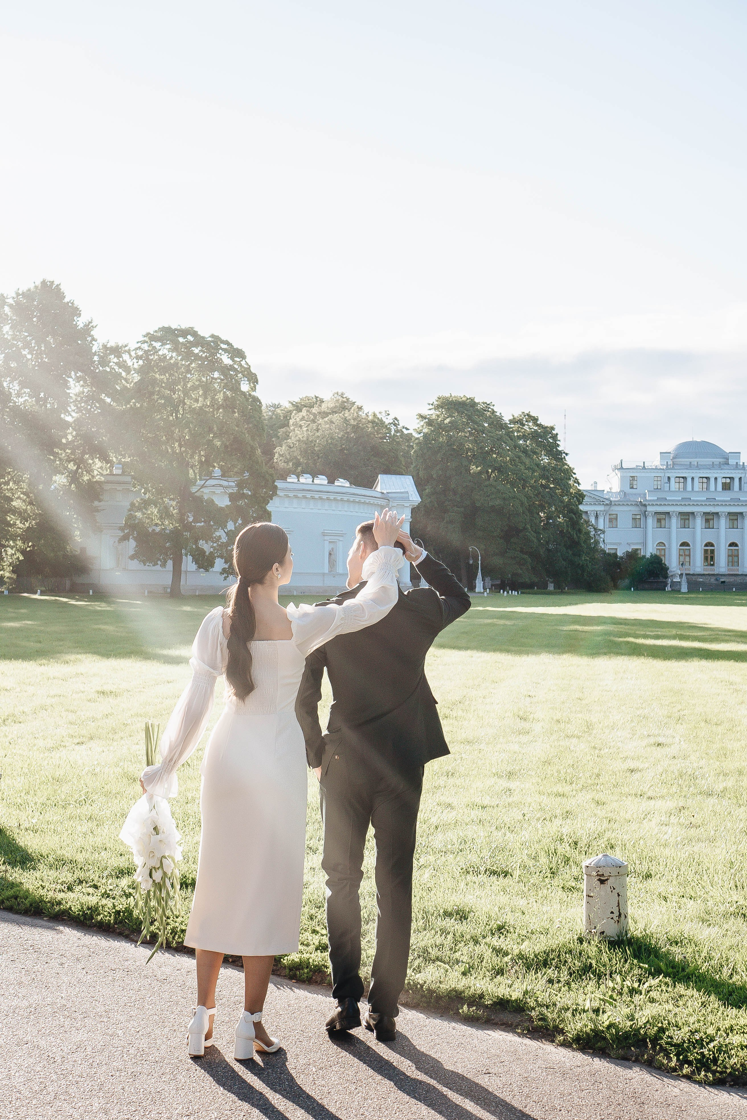 СВАДЕБНАЯ СЬЕМКА НА РАССВЕТЕ НА ЕЛАГИНОМ ОСТОРОВЕ. Профессиональный фотограф, Санкт-Петербург — Виктория Богомолова