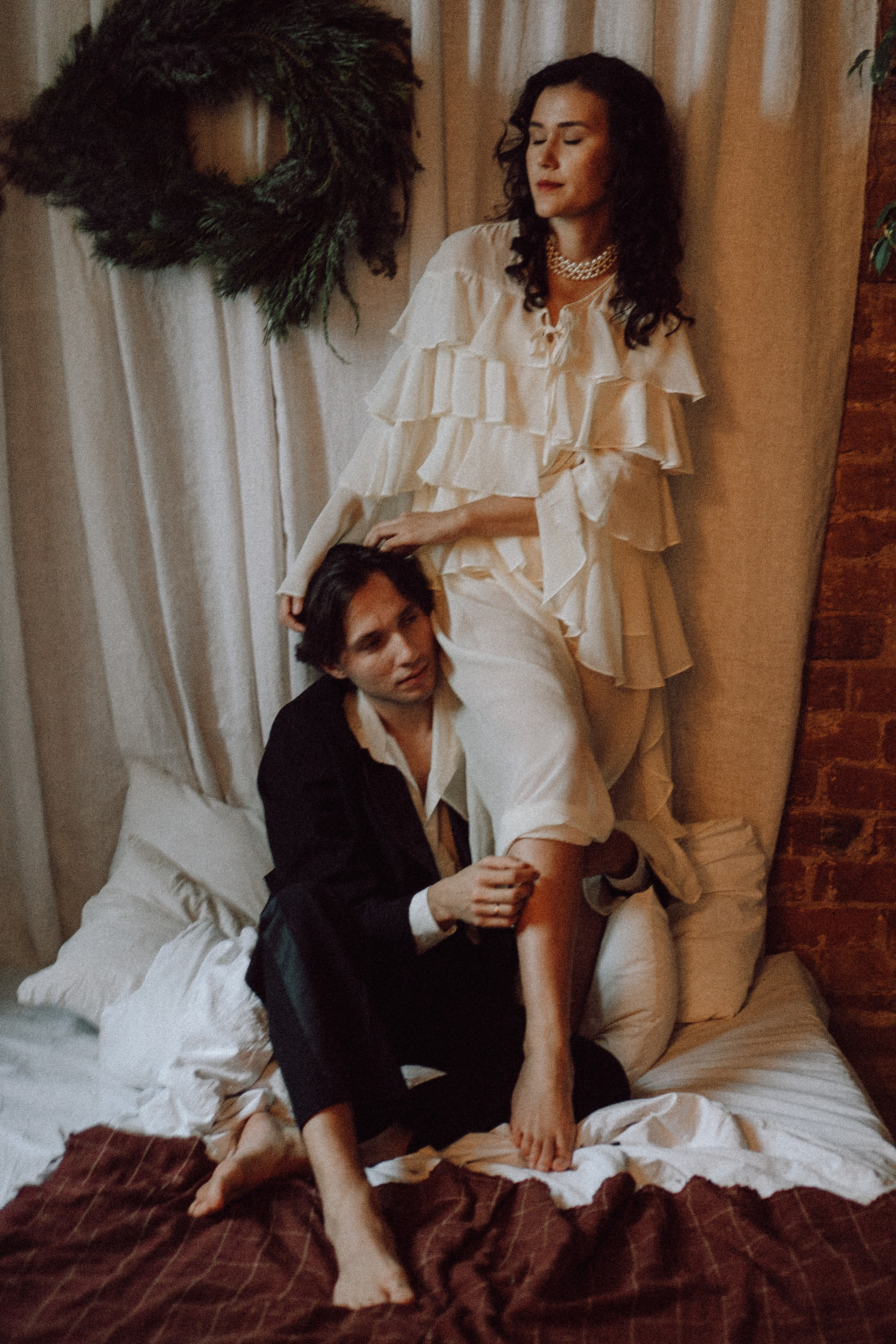 УТРО ЖЕНИХА И НЕВЕСТЫ В ФОТОСТУДИИ И ОСНОВНАЯ ФОТОСЕСИСИЯ ЗИМОЙ. Профессиональный фотограф, Санкт-Петербург — Виктория Богомолова